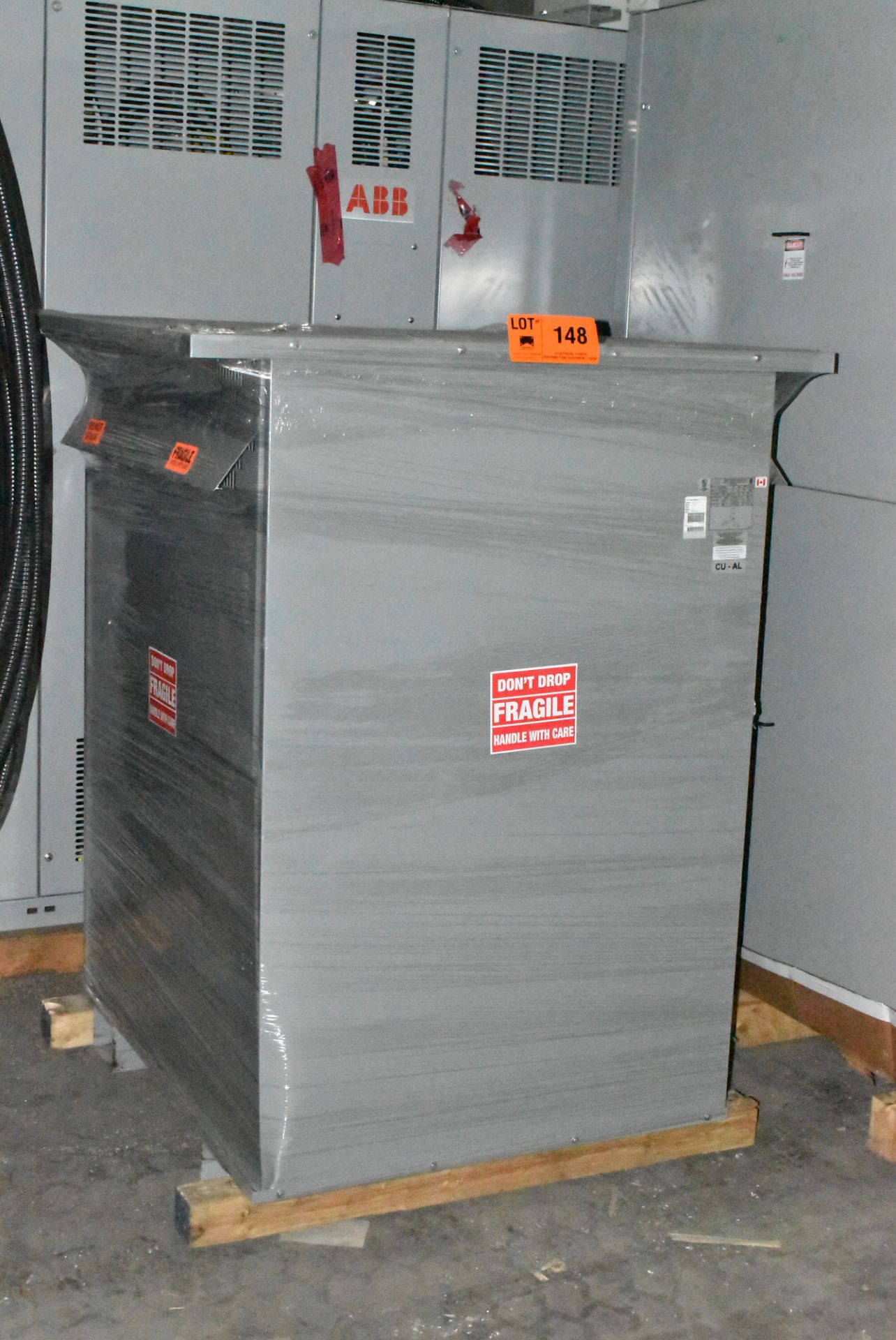 REX POWER TYPE-3R 1250KVA DRY TYPE TRANSFORMER WITH 600 V-HV, 416V-LV, 3PH, 60HZ, CU-AL, S/N: N/A (