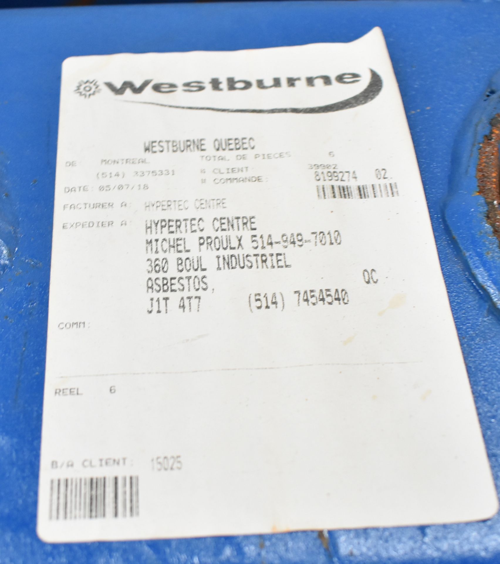 LOT/ SPOOL OF WESTBURNE GENERAL CABLE 250 4C ACWU90 NU AL 600V LLR (4) ALUMINUM CONDUCTOR METAL CLAD - Image 5 of 6