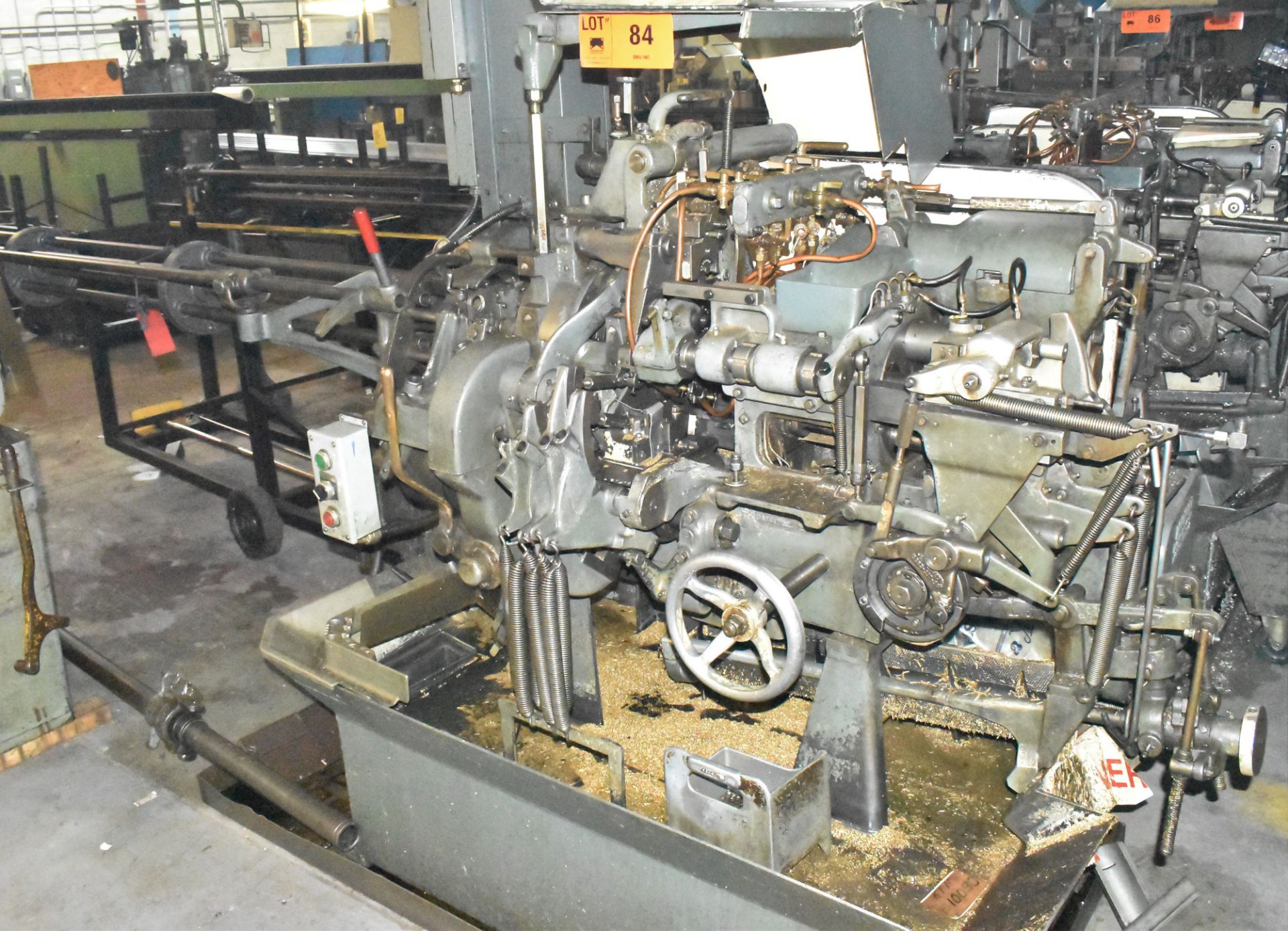 DAVENPORT MODEL B UNIVERSAL AUTOMATIC SCREW MACHINE WITH .75" CAPACITY, 2.25" MAX WORKING LENGTH, - Image 2 of 6