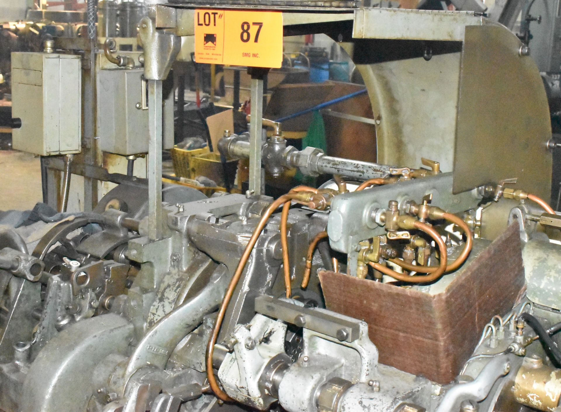 DAVENPORT MODEL B UNIVERSAL AUTOMATIC SCREW MACHINE WITH .75" CAPACITY, 2.25" MAX WORKING LENGTH, - Image 3 of 7