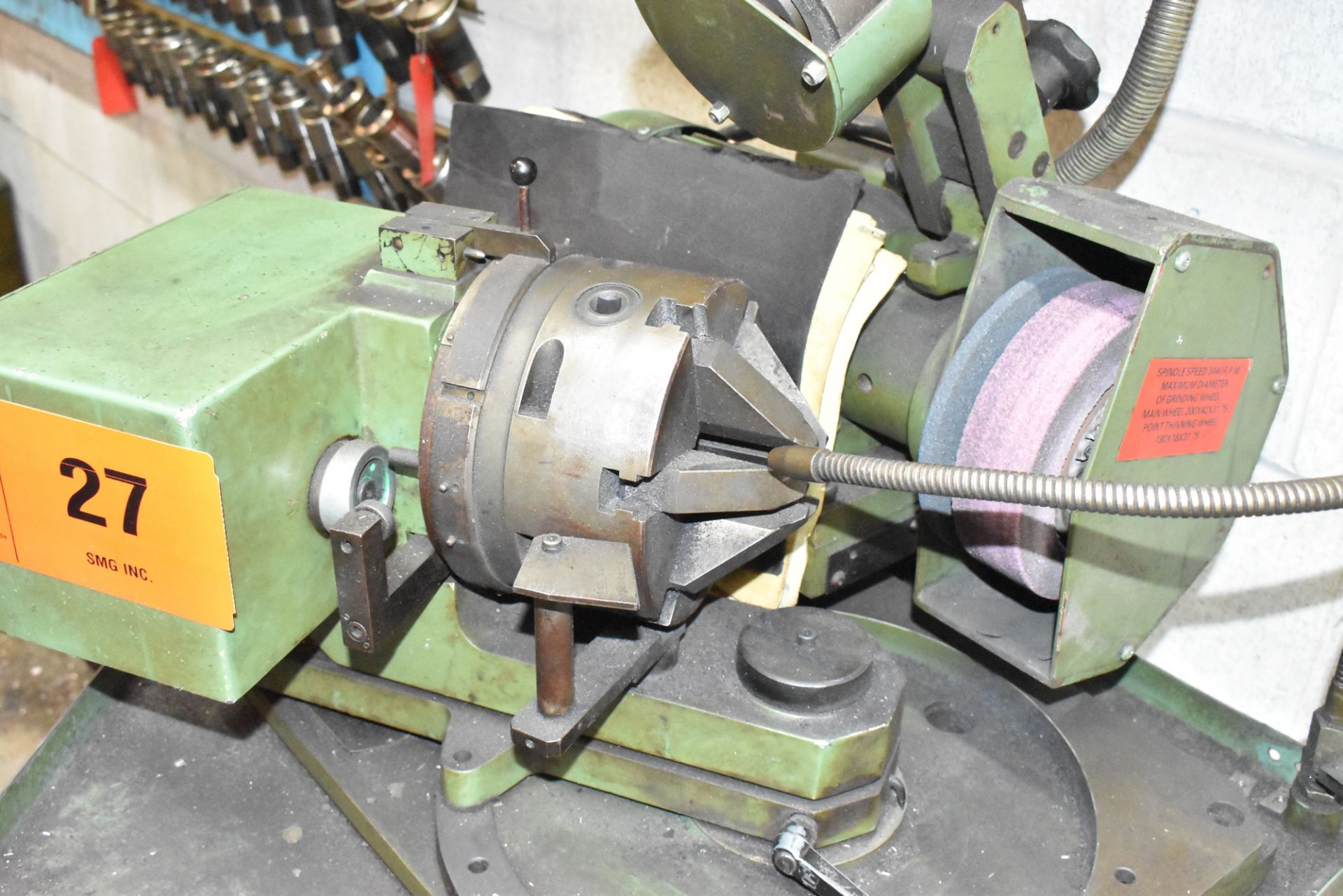 BRIERLEY ZB50 UNIVERSAL TOOL AND CUTTER GRINDER WITH DUAL HEADS, CHUCK, S/N N/A [RIGGING FEE FOR LOT - Image 4 of 4