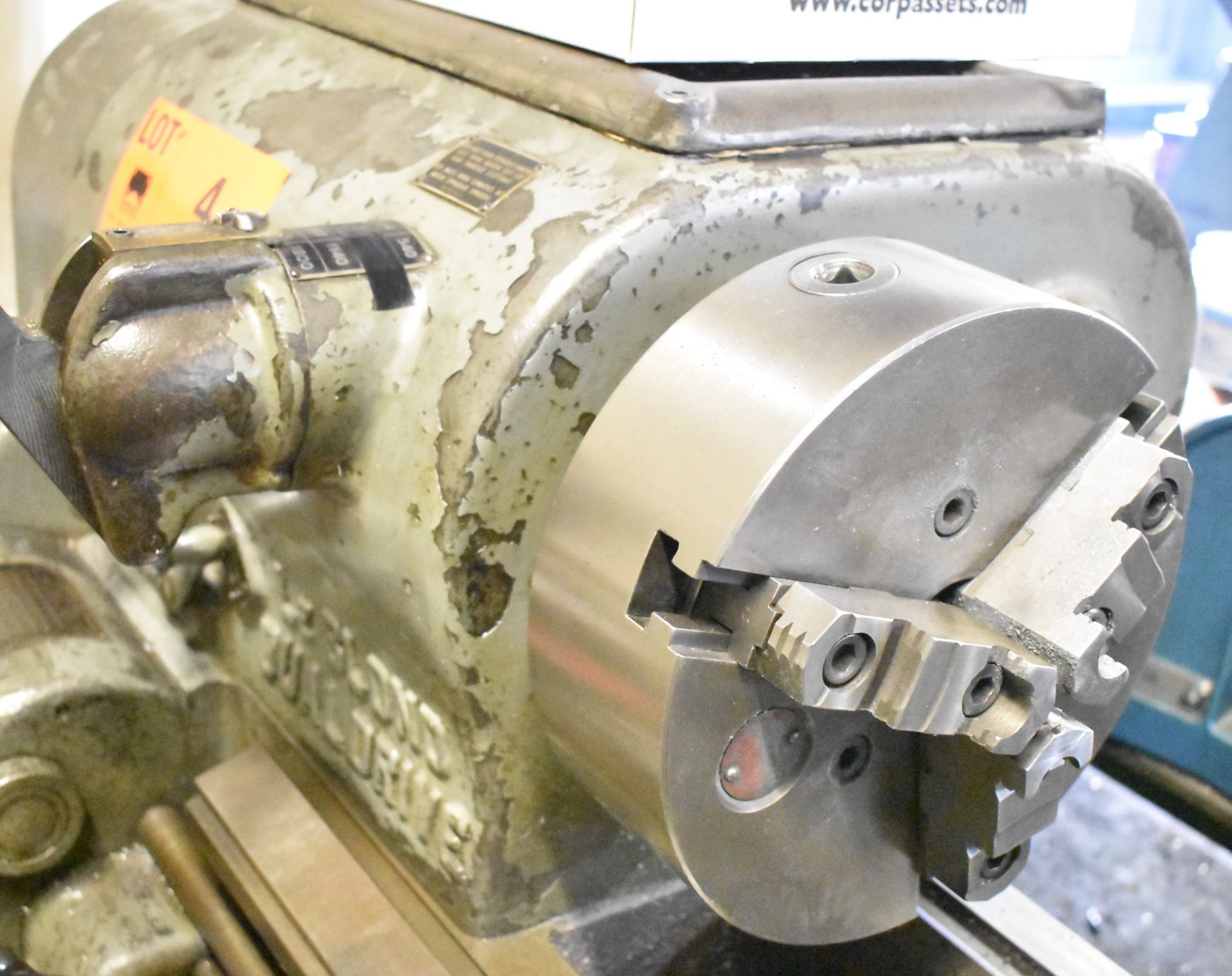 LEBLOND DUAL DRIVE TOOL ROOM ENGINE LATHE WITH 15" SWING, 45" BETWEEN CENTERS, SPEEDS TO 1800 RPM, - Image 3 of 12