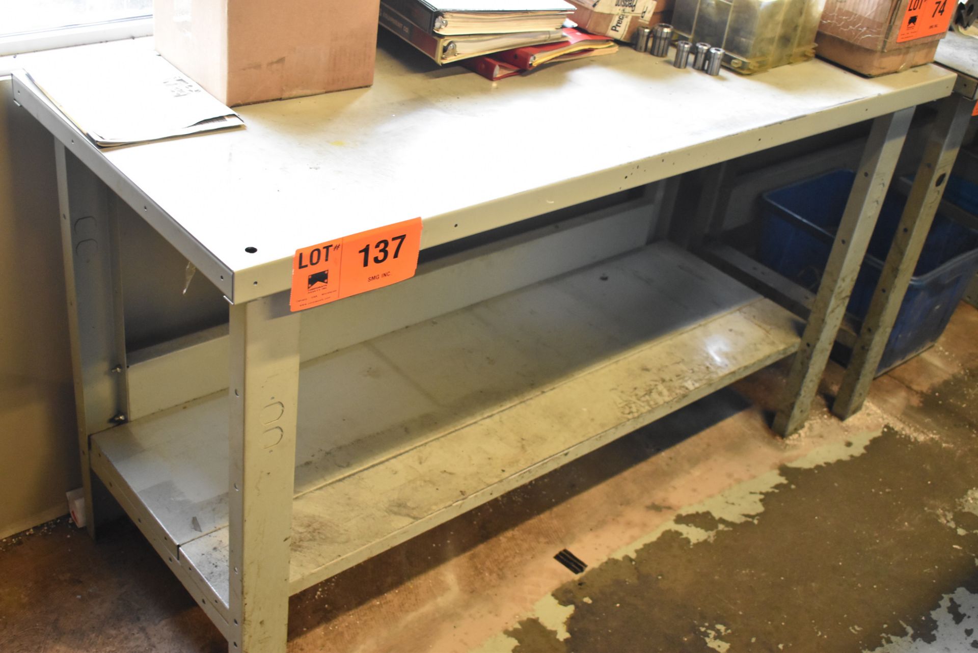 LOT/ SHOP TABLE WITH DRAWER