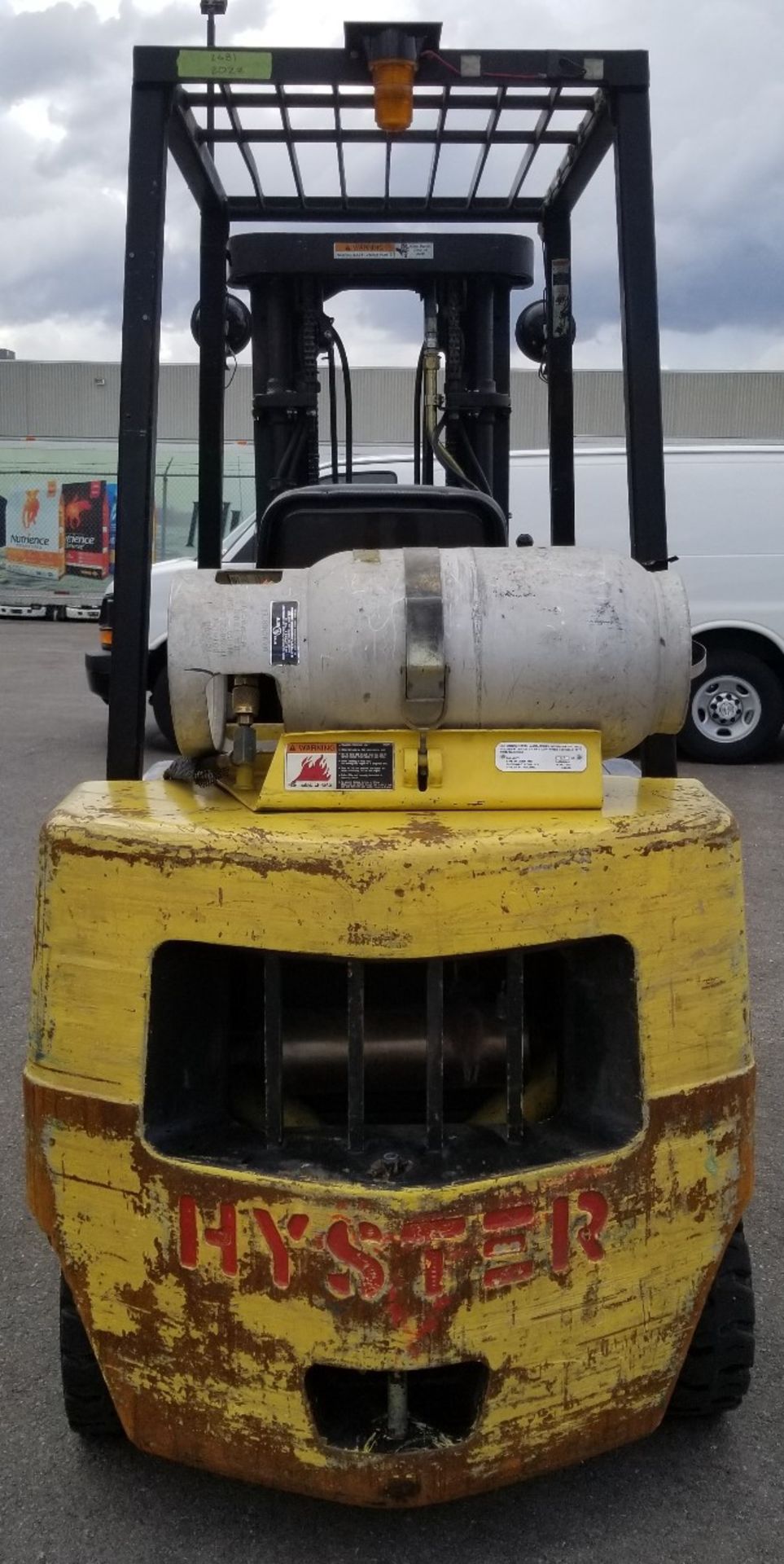 HYSTER (1994) S50XL LPG FORKLIFT WITH 5000 LB. CAPACITY, 189" VERTICAL LIFT, SIDE SHIFT, MULTI- - Image 2 of 2