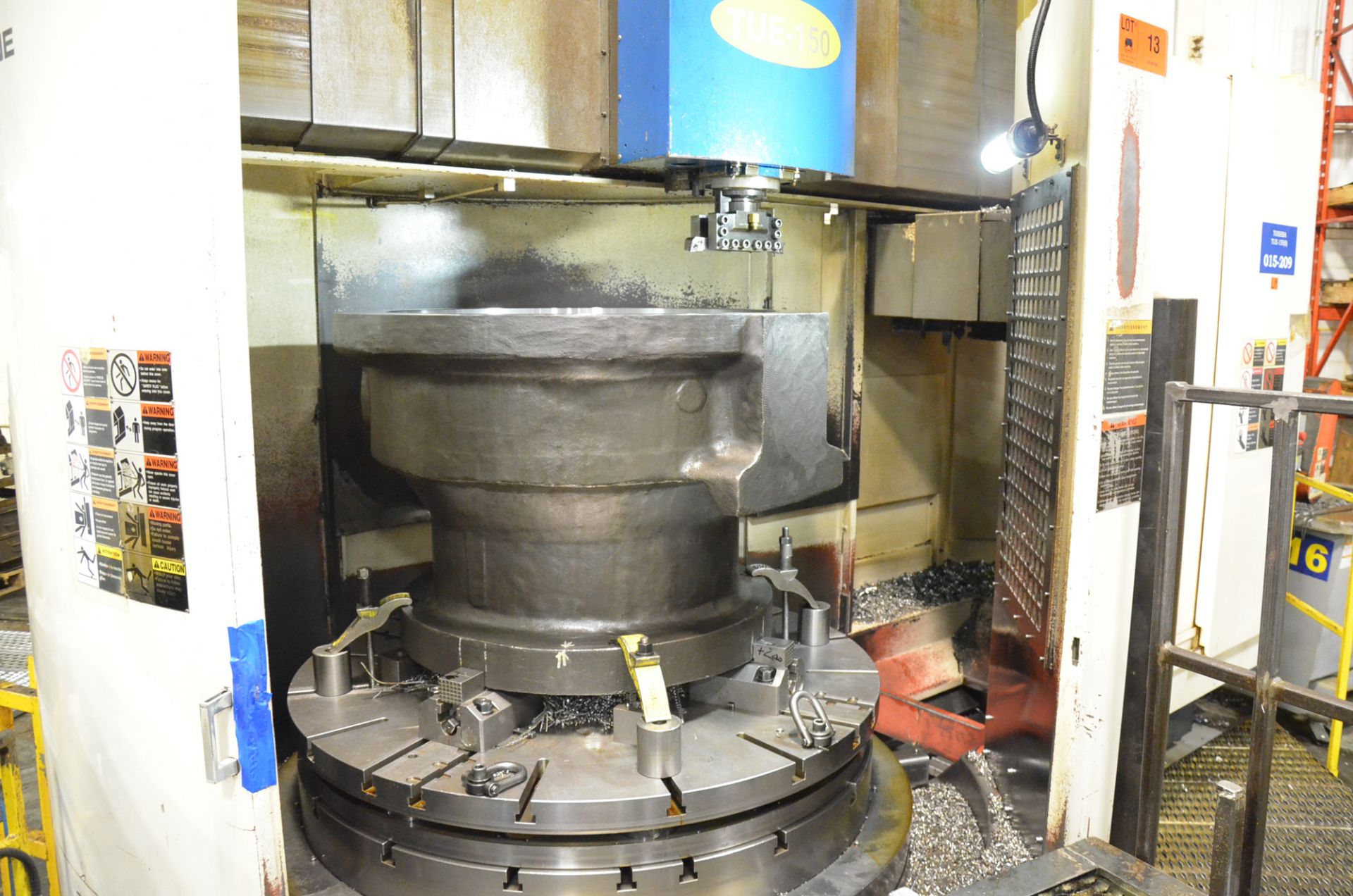 TOSHIBA SHIBAURA (12-2012) TUE-150(S) CNC VERTICAL BORING AND LIVE MILLING CENTER WITH FANUC OI-TD - Image 12 of 37