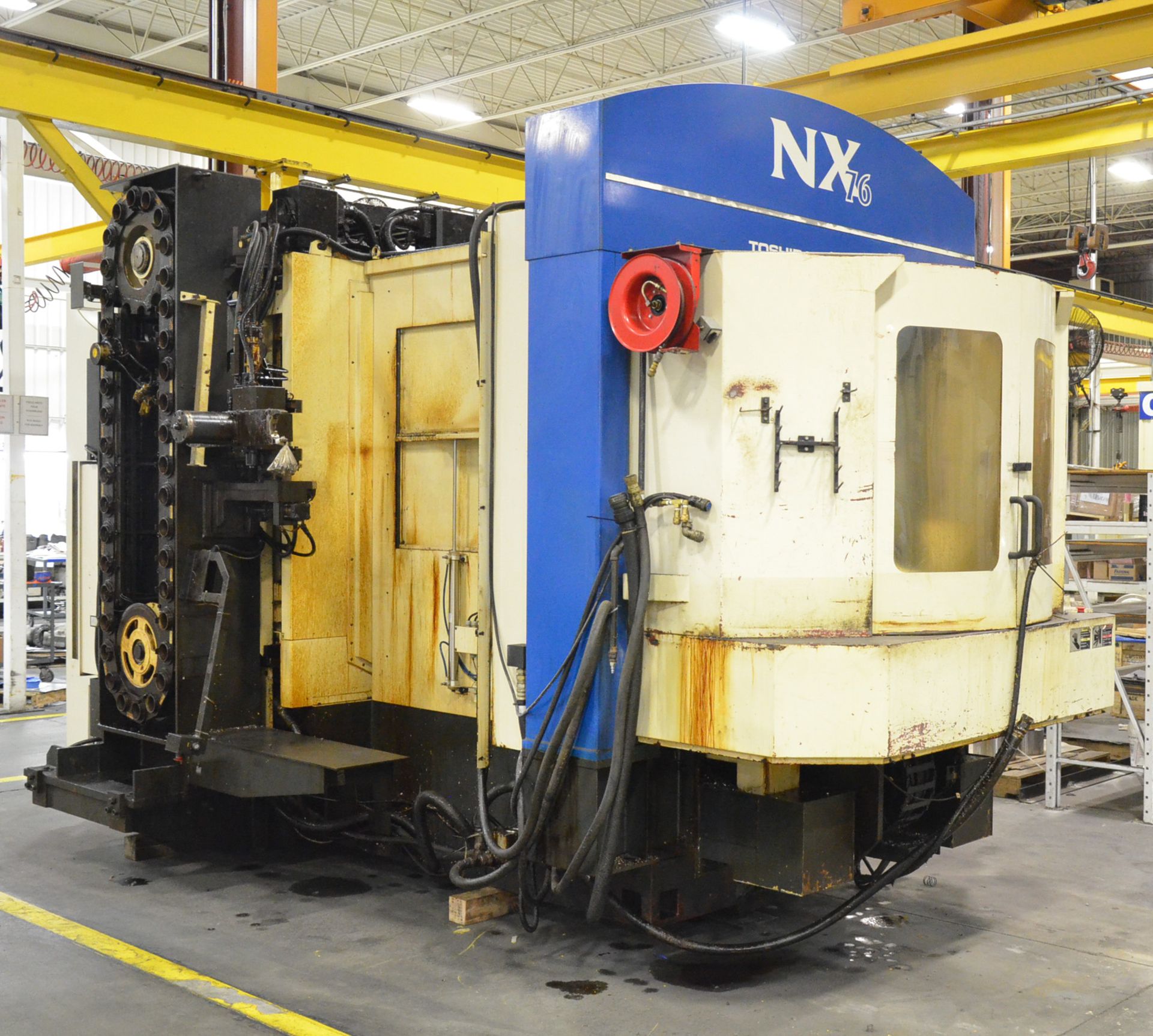 TOSHIBA SHIBAURA (12-1998) NX76 CNC TWIN-PALLET HORIZONTAL MACHINING CENTER WITH FANUC CNC - Image 4 of 13