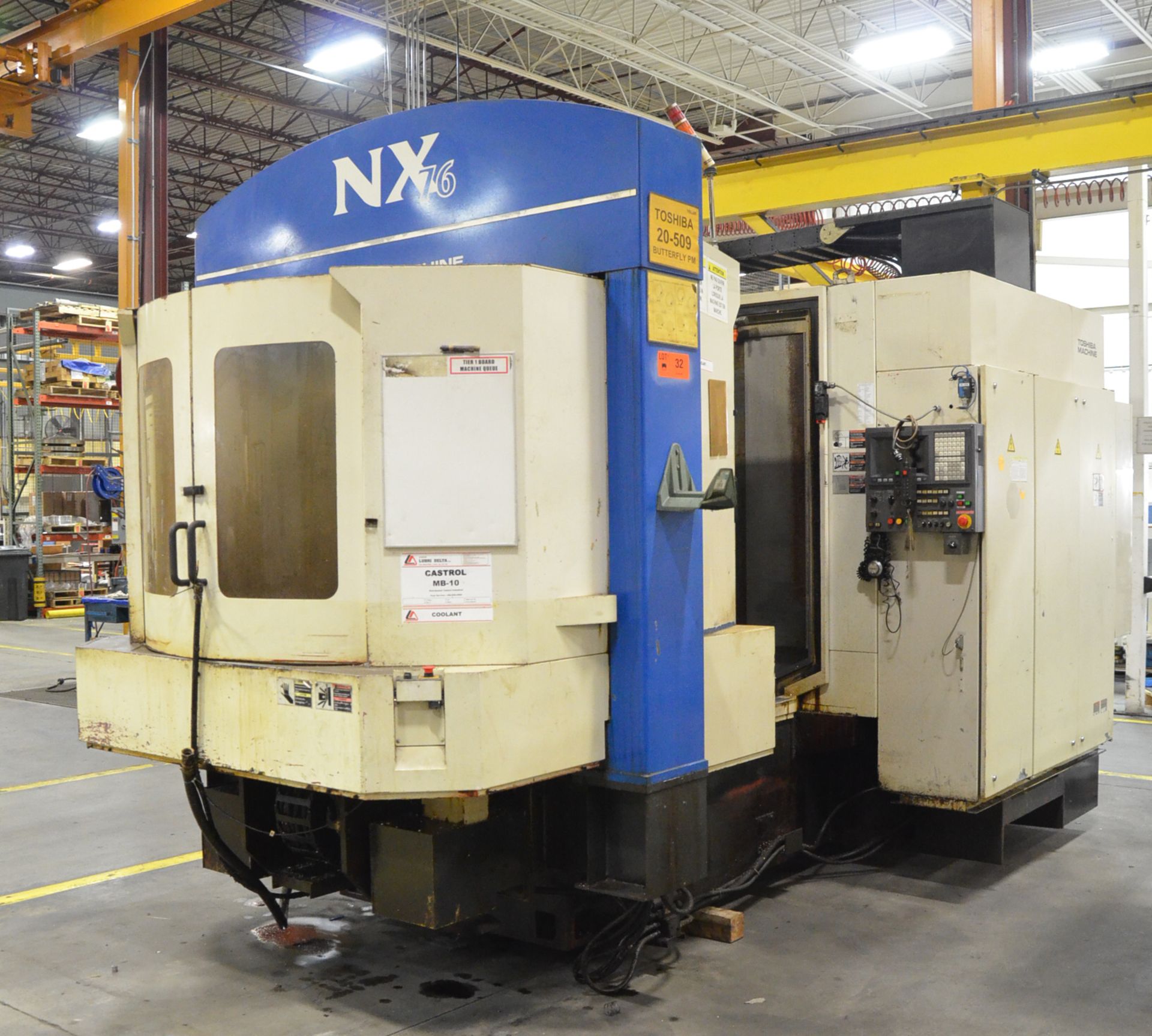 TOSHIBA SHIBAURA (12-1998) NX76 CNC TWIN-PALLET HORIZONTAL MACHINING CENTER WITH FANUC CNC - Image 2 of 13