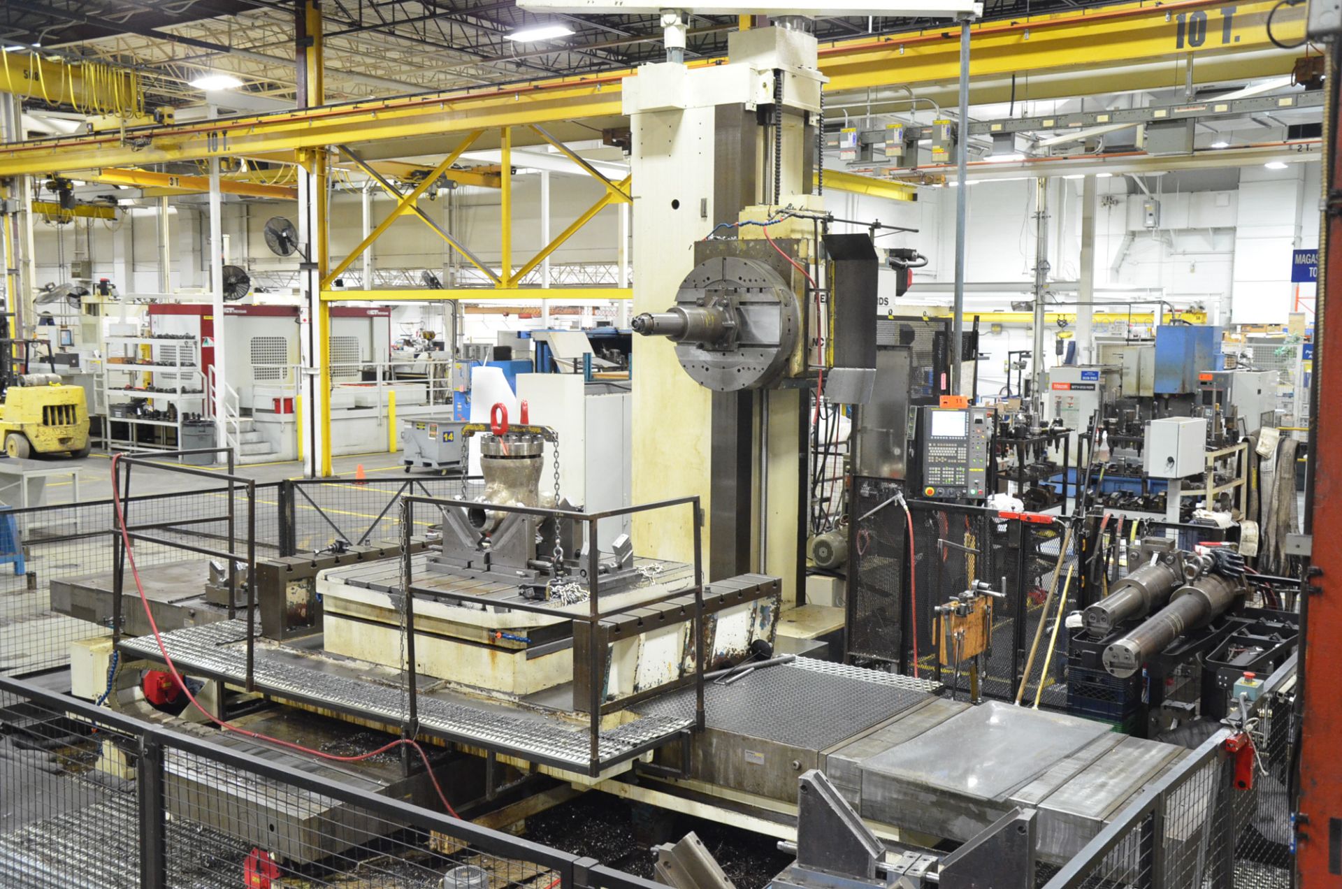 KEARNS & RICHARDS (R&R 2012) 125L CNC TABLE TYPE HORIZONTAL BORING MILL WITH FANUC SERIES 31I- - Image 6 of 22