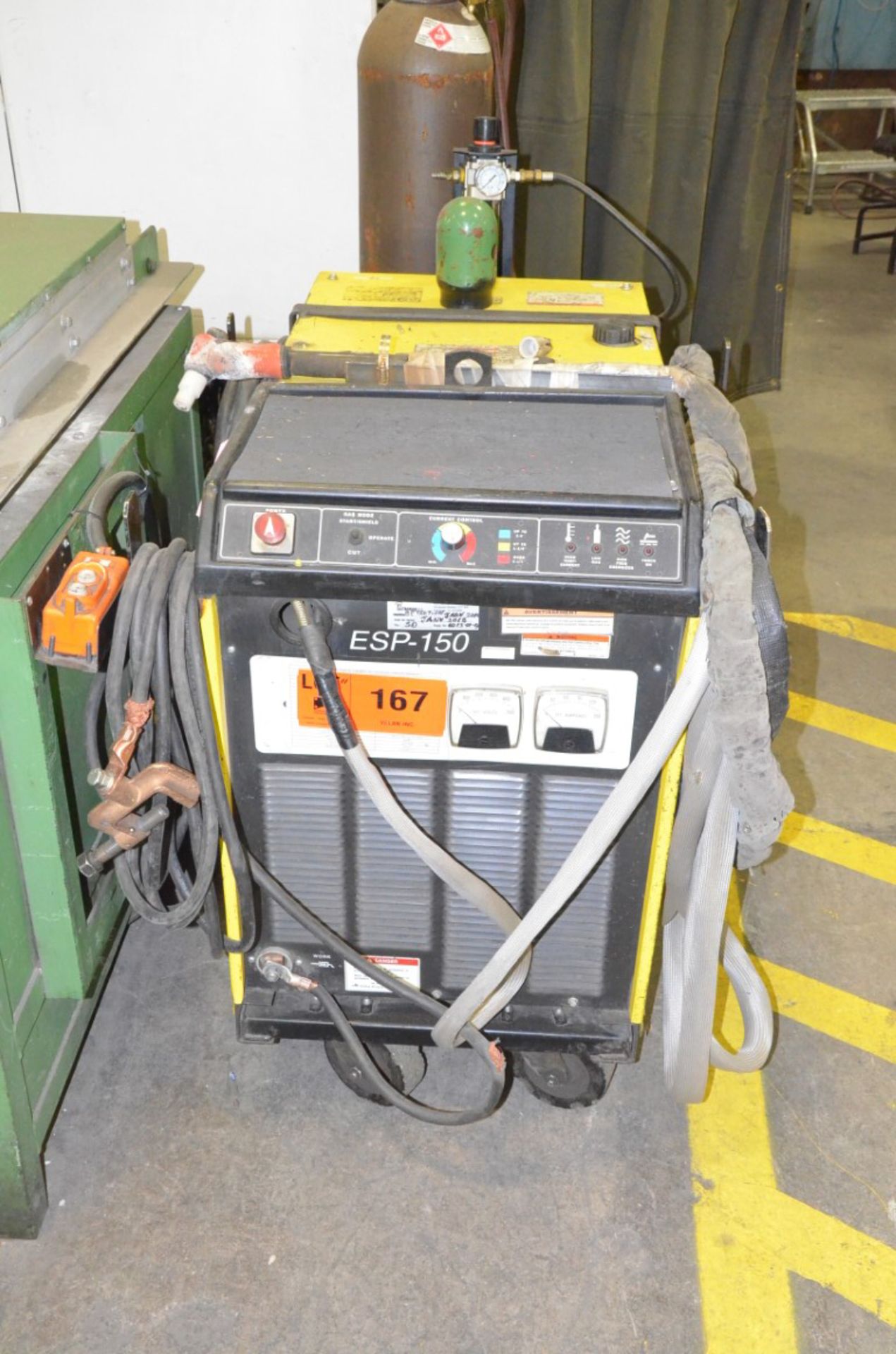 ESAB ESP 150 PORTABLE PLASMA CUTTER WITH CABLES AND GUN, S/N N/A - Image 2 of 3