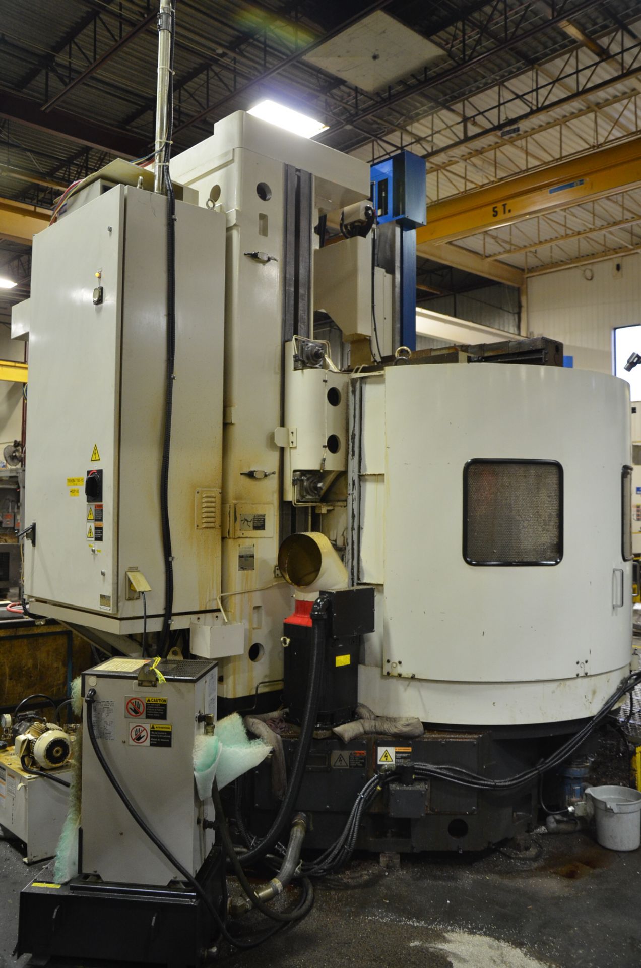 TOSHIBA SHIBAURA (08-2006) TUE-15 CNC VERTICAL BORING AND LIVE MILLING CENTER WITH FANUC SERIES 18-T - Image 8 of 19