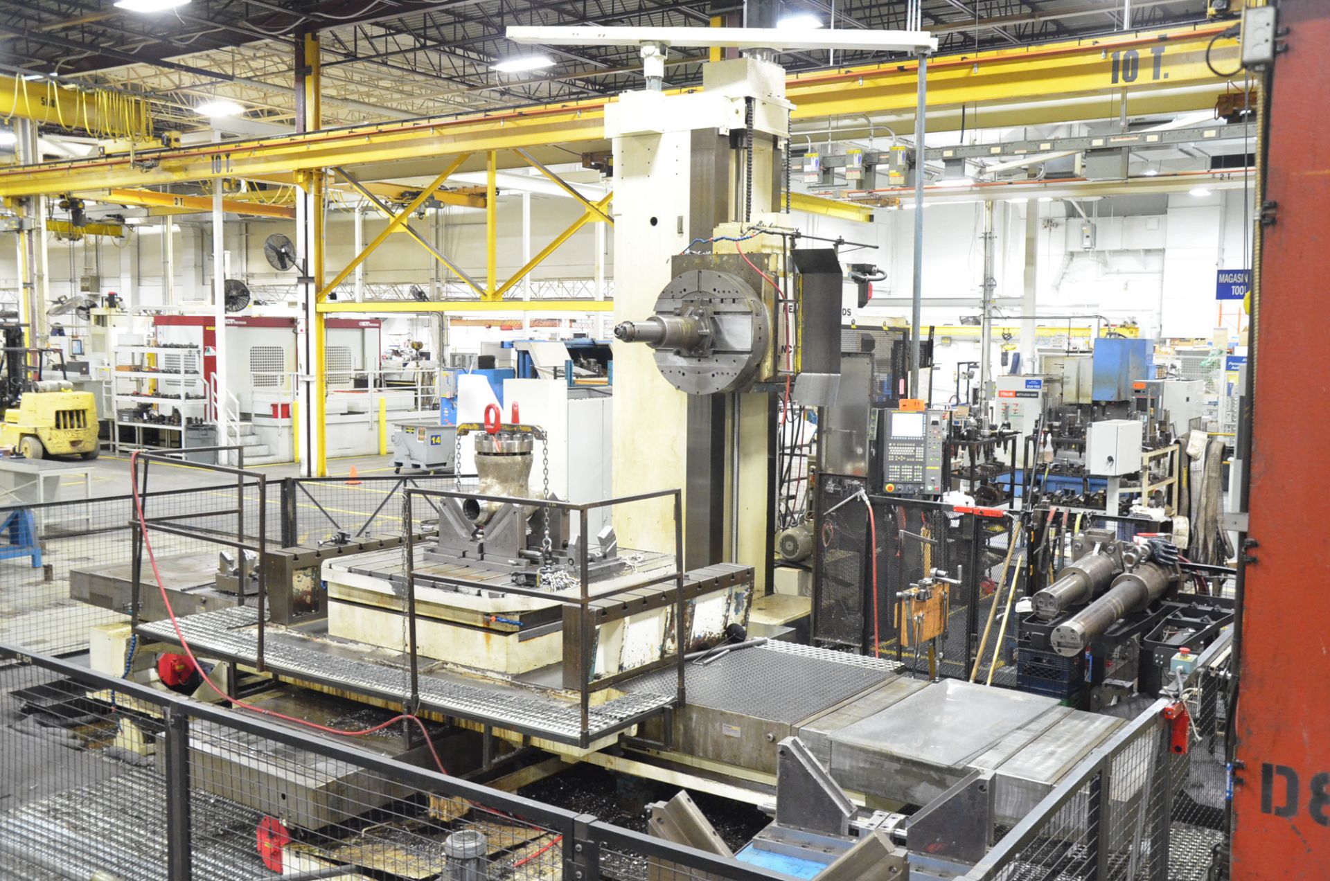 KEARNS & RICHARDS (R&R 2012) 125L CNC TABLE TYPE HORIZONTAL BORING MILL WITH FANUC SERIES 31I- - Image 2 of 22