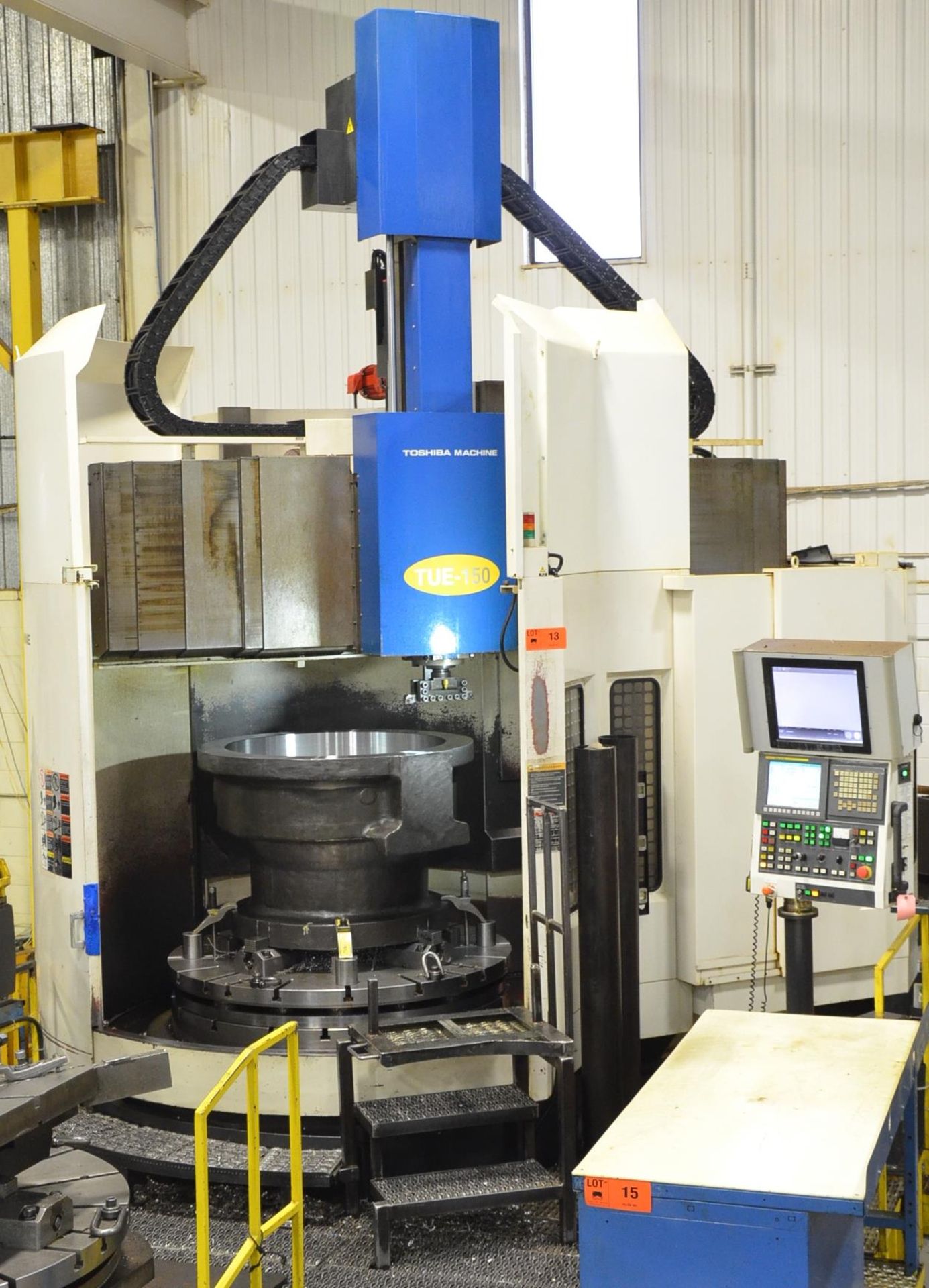 TOSHIBA SHIBAURA (12-2012) TUE-150(S) CNC VERTICAL BORING AND LIVE MILLING CENTER WITH FANUC OI-TD - Image 4 of 37