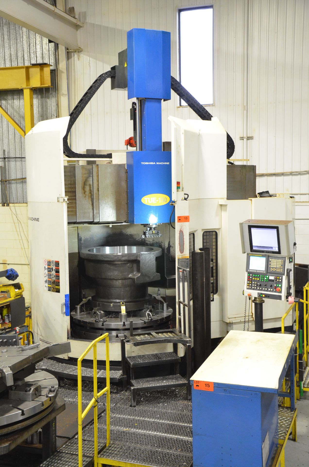 TOSHIBA SHIBAURA (12-2012) TUE-150(S) CNC VERTICAL BORING AND LIVE MILLING CENTER WITH FANUC OI-TD - Image 9 of 37