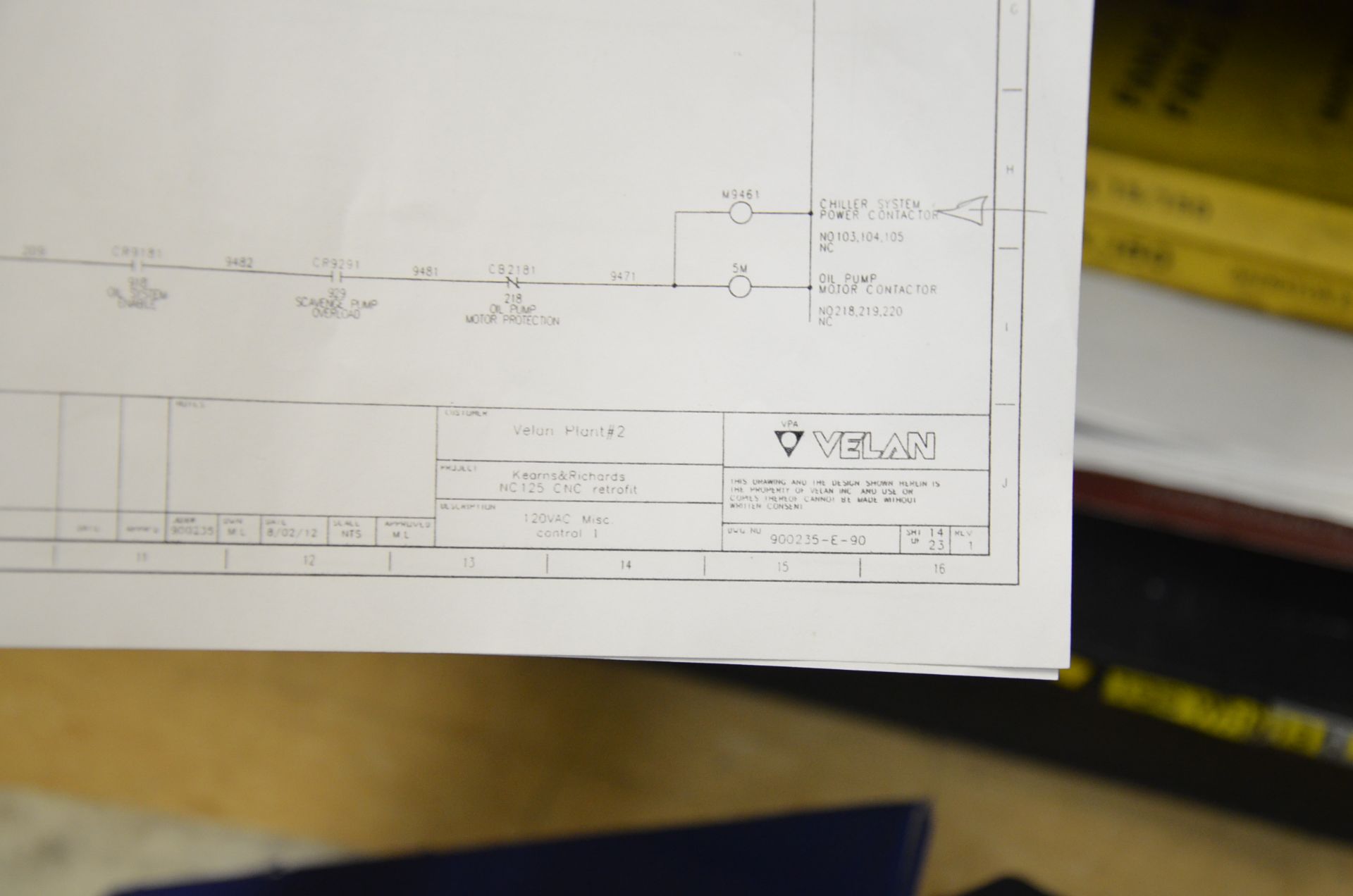 KEARNS & RICHARDS (R&R 2012) 125L CNC TABLE TYPE HORIZONTAL BORING MILL WITH FANUC SERIES 31I- - Image 22 of 22