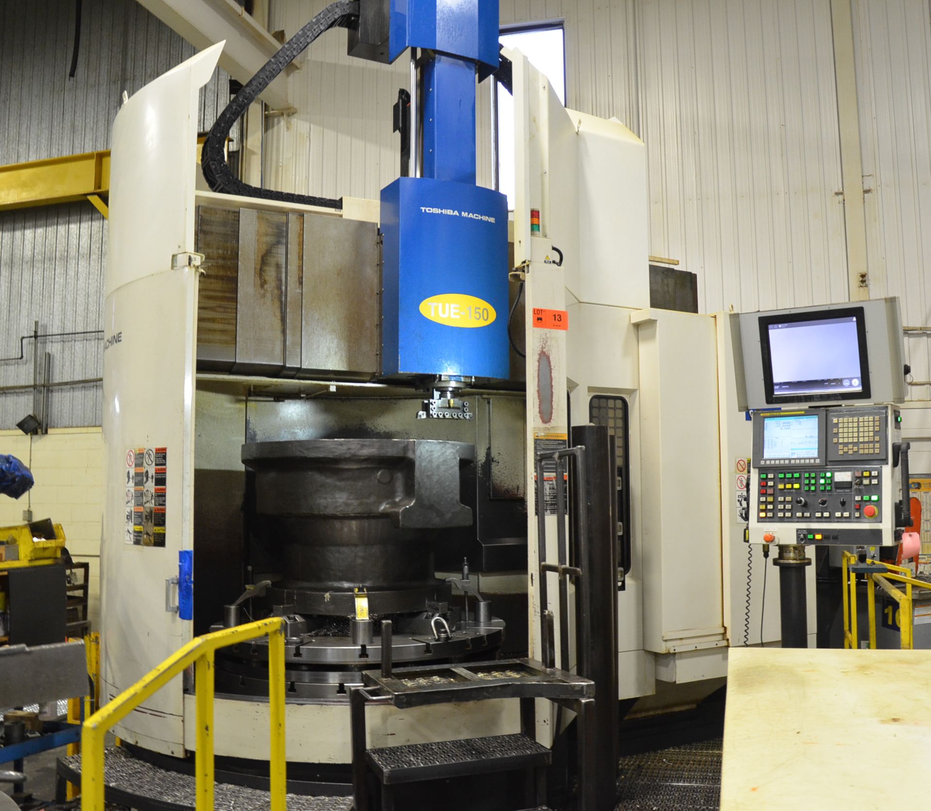 TOSHIBA SHIBAURA (12-2012) TUE-150(S) CNC VERTICAL BORING AND LIVE MILLING CENTER WITH FANUC OI-TD - Image 10 of 37