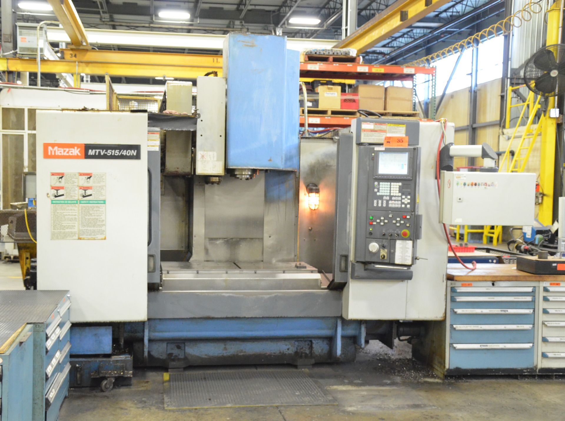 MAZAK (2000) MTV 515/40N CNC VERTICAL MACHINING CENTER WITH MAZATROL 640 CNC CONTROL, 51"X21.5"