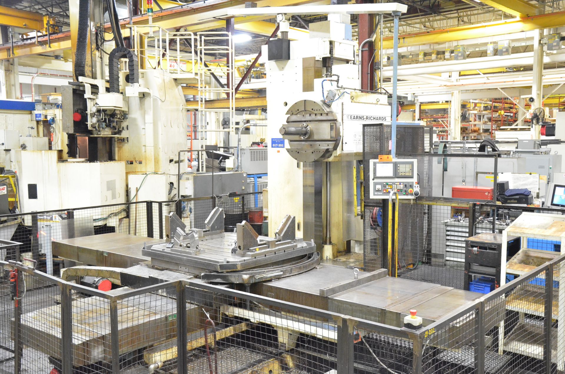 KEARNS & RICHARDS (R&R 2002) 125L CNC TABLE TYPE HORIZONTAL BORING MILL WITH FANUC 18I-M 5 AXIS - Image 2 of 41