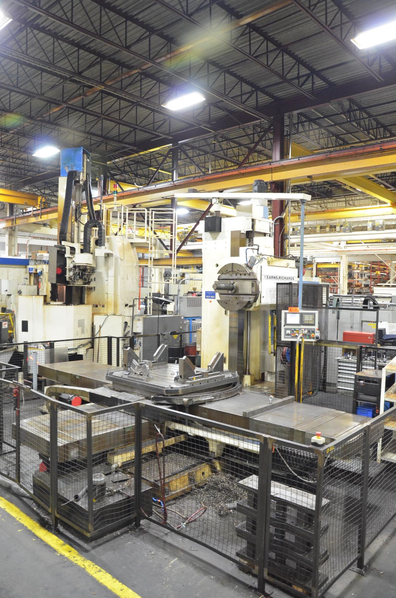 KEARNS & RICHARDS (R&R 2002) 125L CNC TABLE TYPE HORIZONTAL BORING MILL WITH FANUC 18I-M 5 AXIS - Image 4 of 41