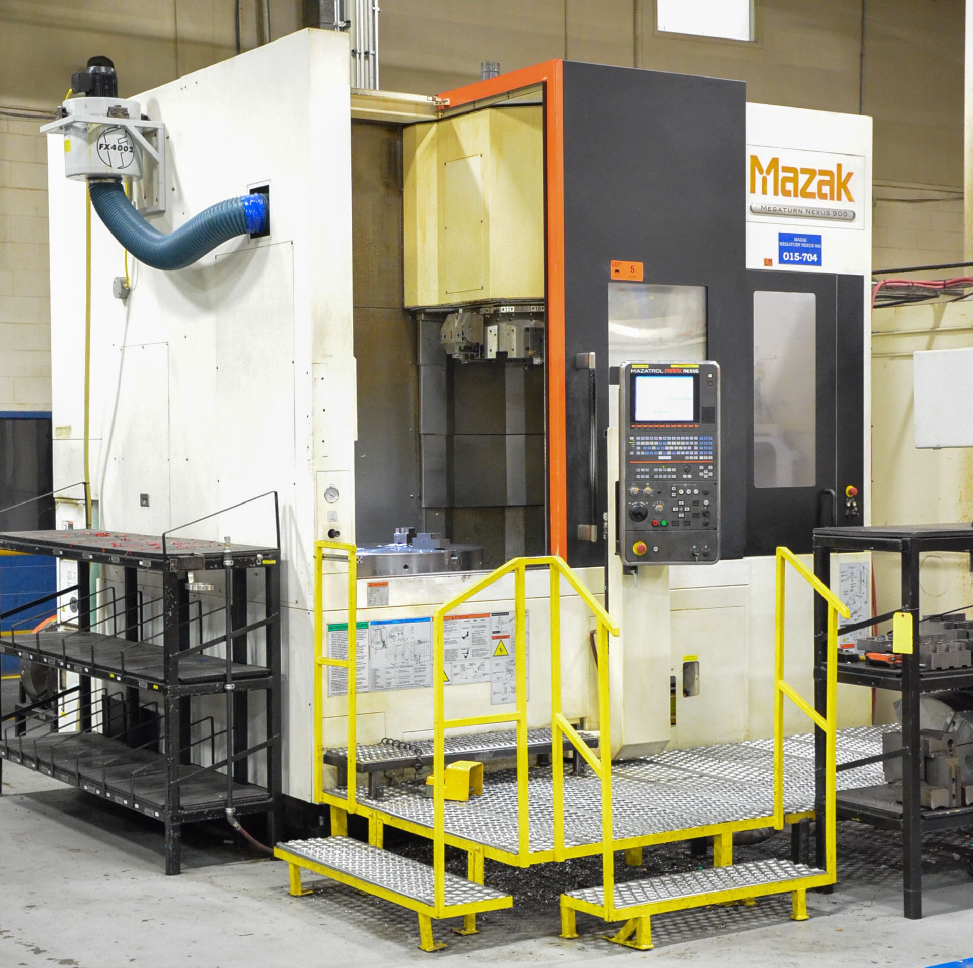 MAZAK (07-2012) MEGATURN NEXUS900 CNC VERTICAL TURNING AND LIVE MILLING CENTER WITH MAZATROL