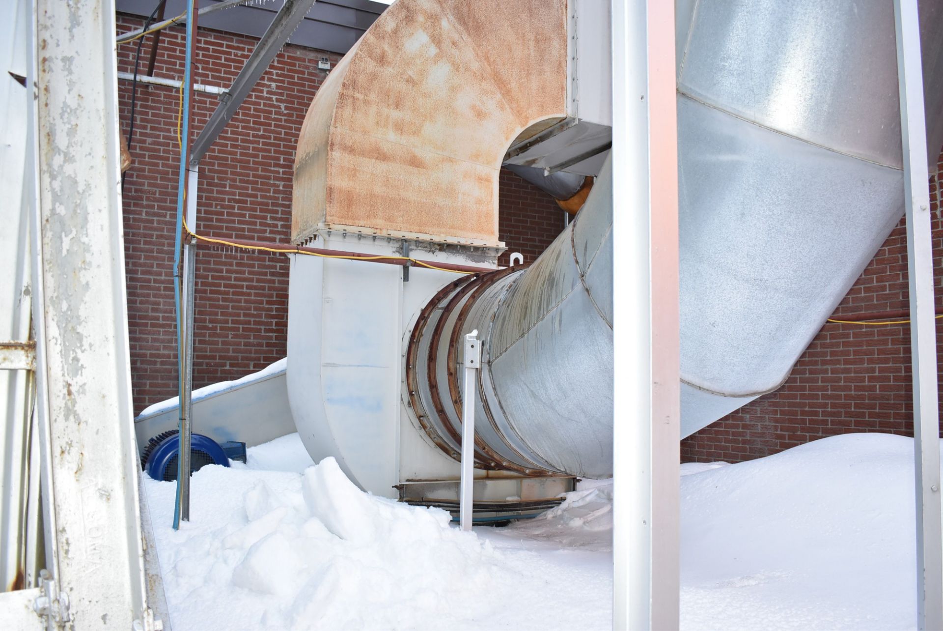 SBV VENTILATION DUST COLLECTION SYSTEM WITH 60,000 CFM CYCLONIC DUST COLLECTOR, 200 HP BLOWER, - Image 2 of 5