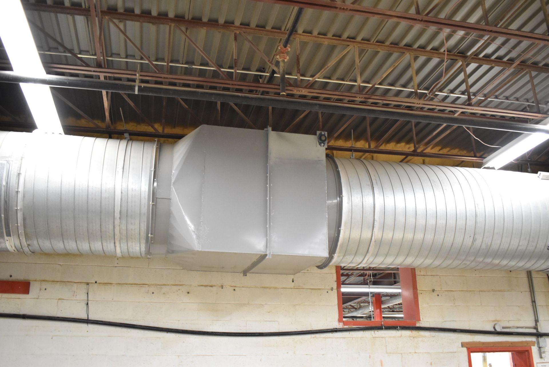 LOT/ INTERIOR DUST COLLECTOR DUCT WORK (CI) [RIGGING FEES FOR LOT #367 - TBD - WINNING BIDDER IS - Image 2 of 3