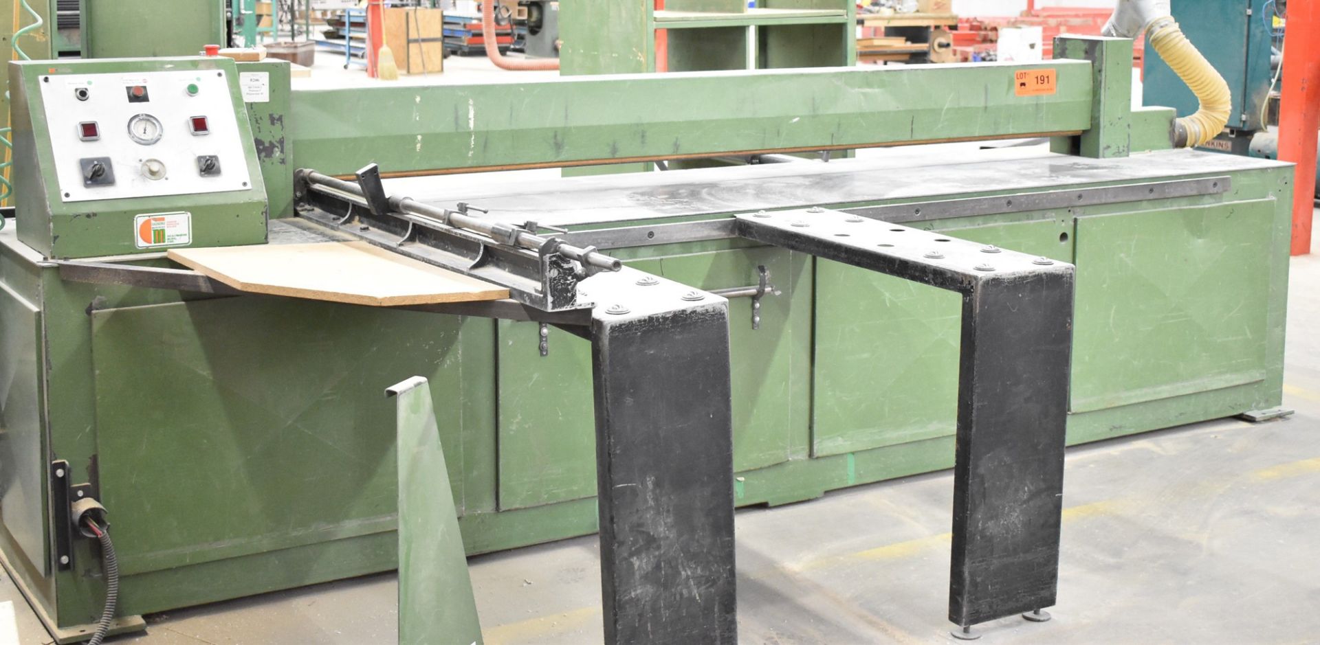 GAGNON CUSTOM 120" PANEL SAW WITH SUPPORT ARMS, S/N: N/A (CI) [RIGGING FEES FOR LOT #191 - $250 - Image 2 of 5