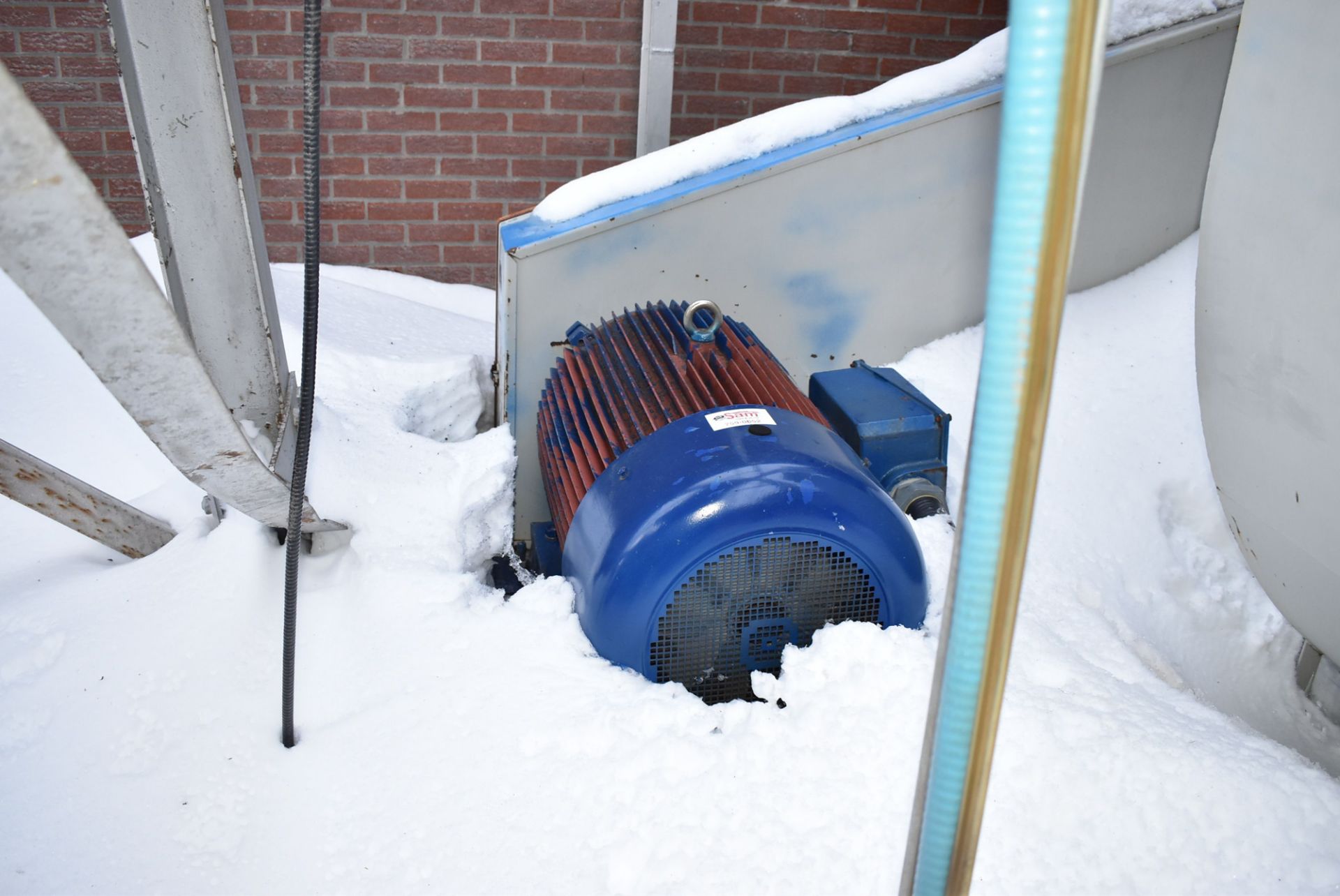 SBV VENTILATION DUST COLLECTION SYSTEM WITH 60,000 CFM CYCLONIC DUST COLLECTOR, 200 HP BLOWER, - Image 3 of 5