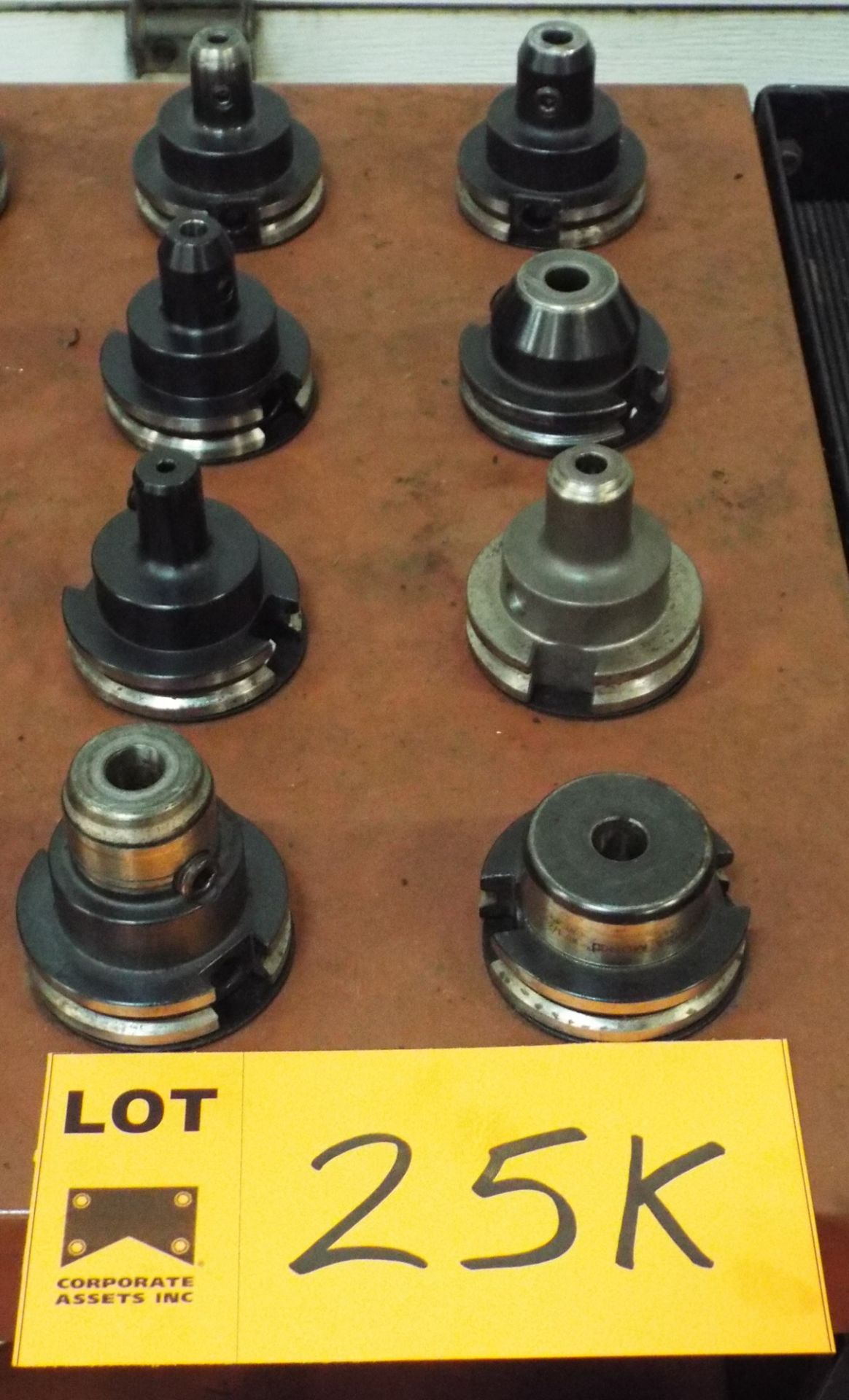 LOT/ (8) CAT 40 TOOL HOLDERS