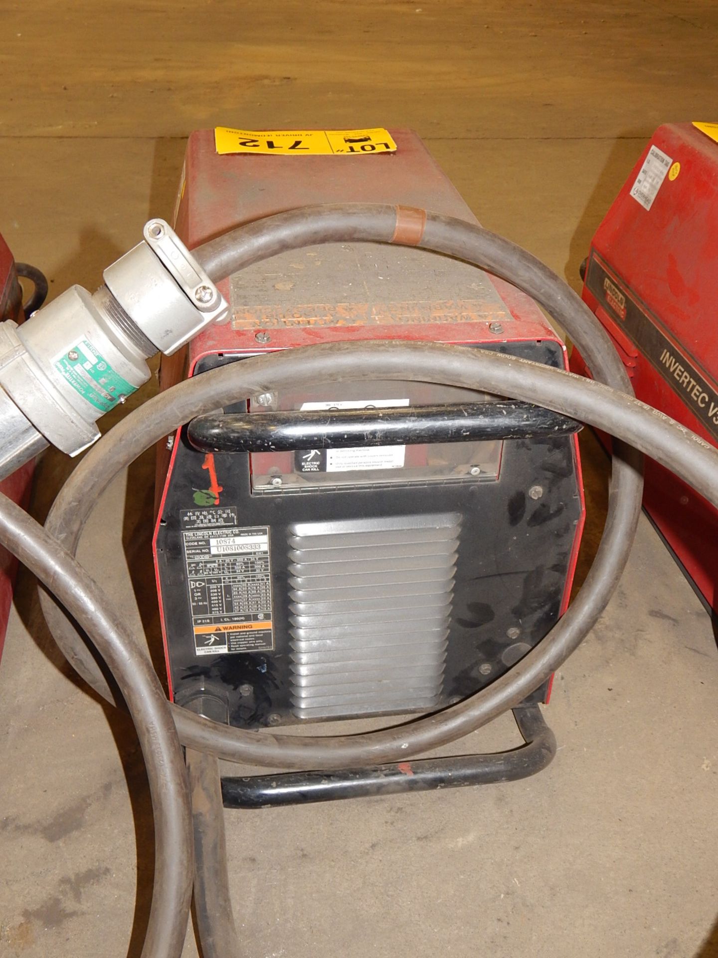 LINCOLN ELECTRIC INVERTEC V350-PRO DIGITAL WELDER, S/N N/A - Image 2 of 3