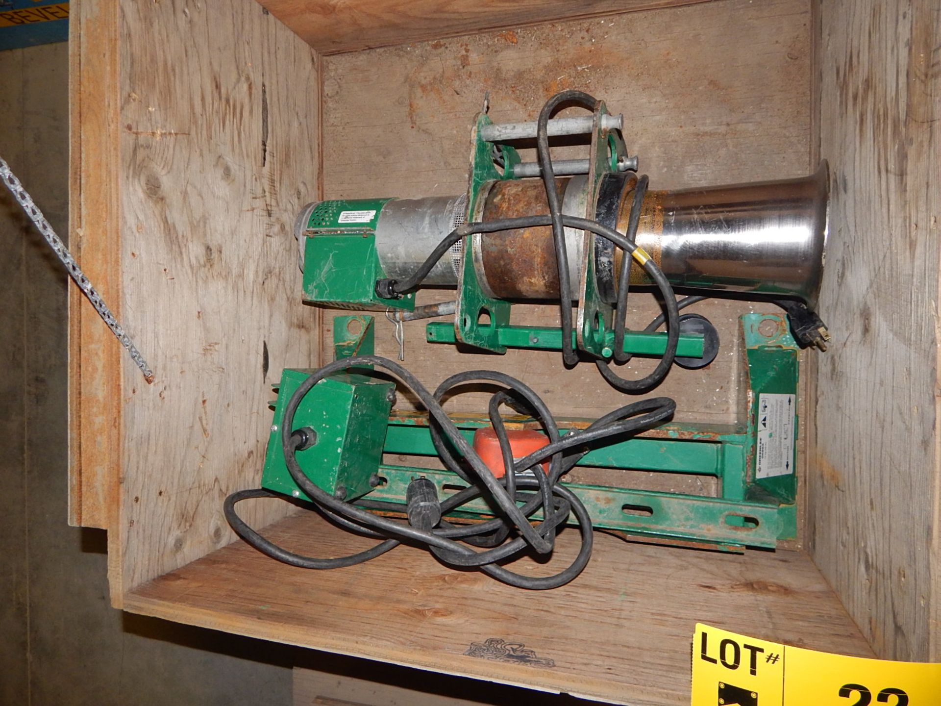 GREENLEE 6800 ULTRA TUGGER PORTABLE CABLE PULLER WITH 8,000LB MAX. CAPACITY, S/N: ABJ 9277HT - Image 2 of 2