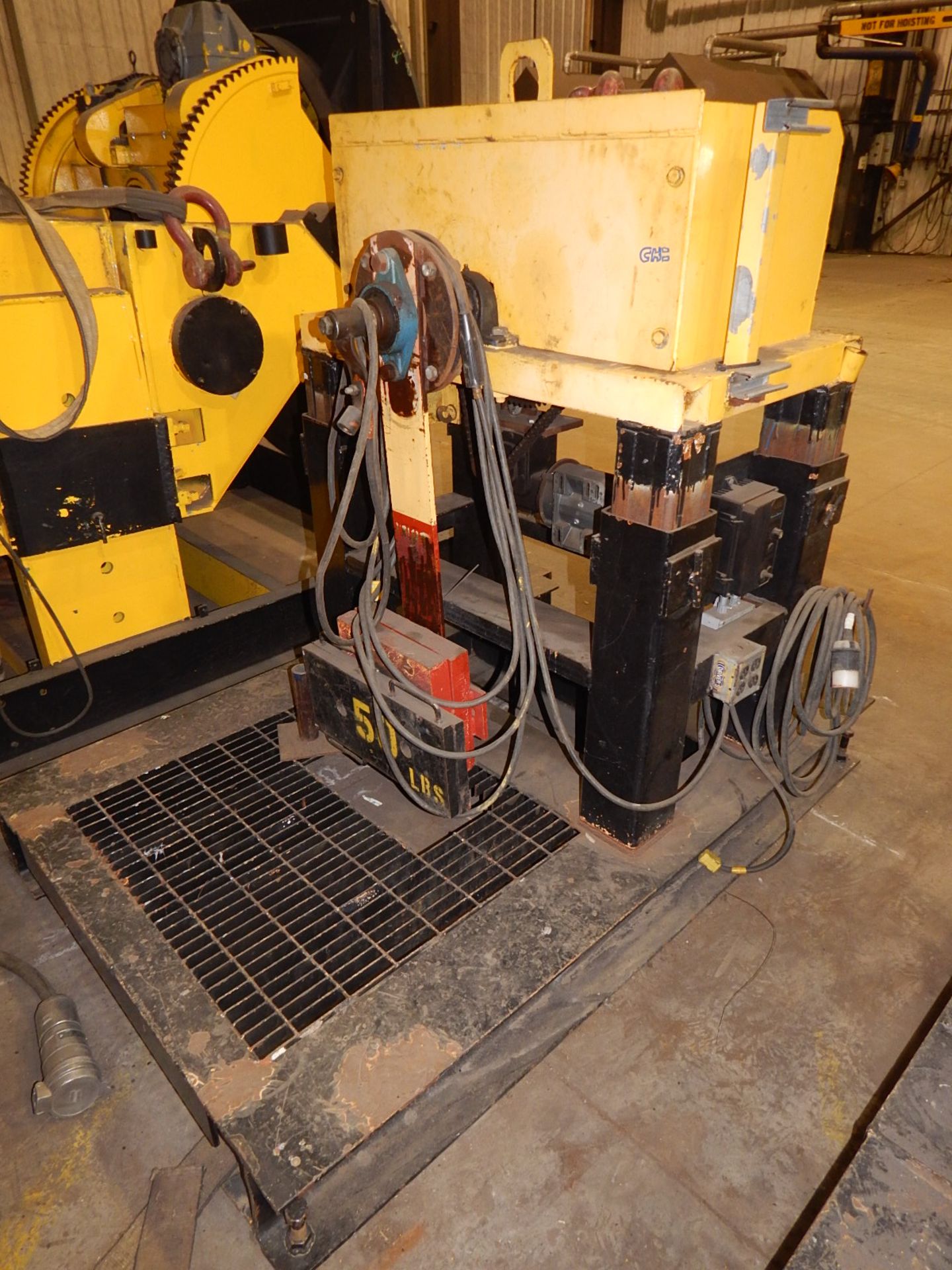 L.J WELDING & MACHINE 3,000 LBS CAPACITY MANUAL TILT AND POWER ROTATE WELDING POSITIONER, S/N: N/ - Image 2 of 2