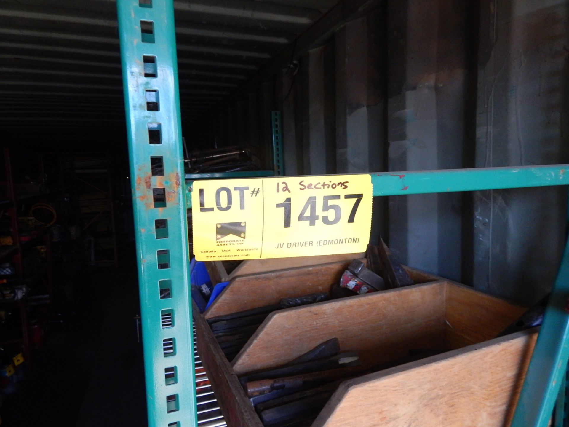LOT/ (12) SECTIONS OF ADJUSTABLE RACKING (SC 176) (DELAYED DELIVERY) - Image 2 of 3