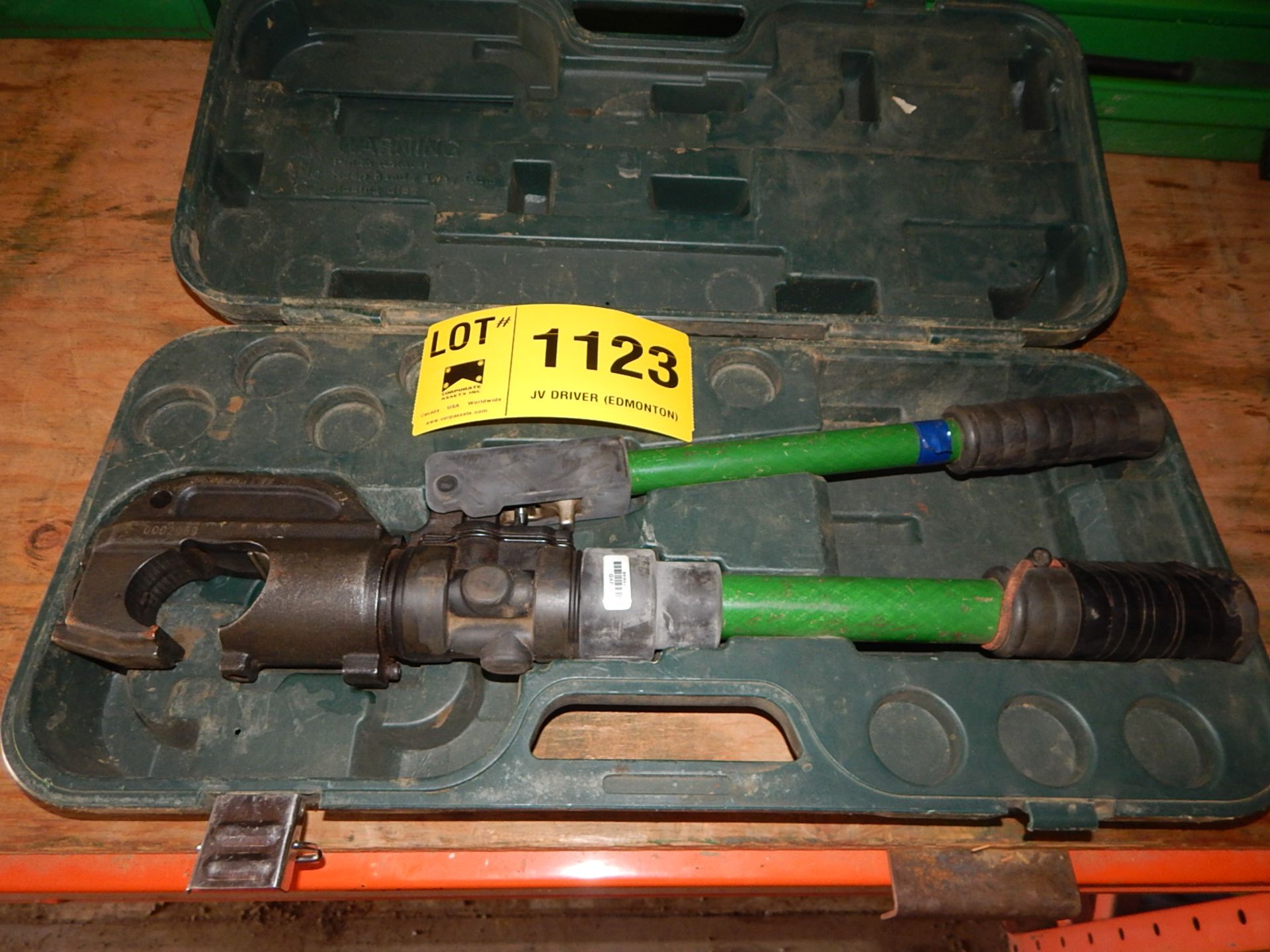 GREENLEE HKL1232 HYDRAULIC CRIMPER TOOL, S/N: N/A (SC 521)