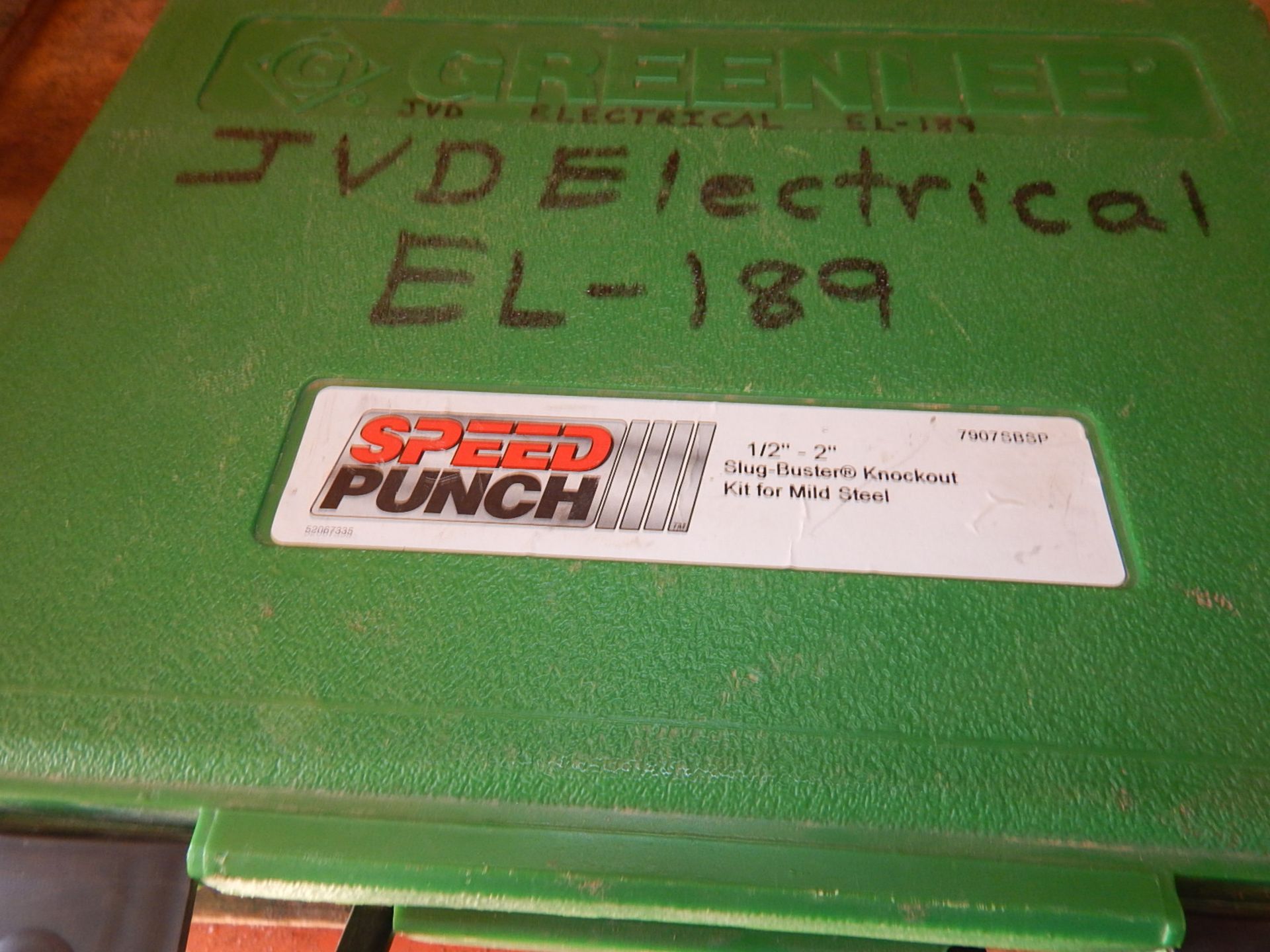 GREENLEE SPEED PUNCH KIT, S/N: N/A (SC 521) - Image 3 of 3