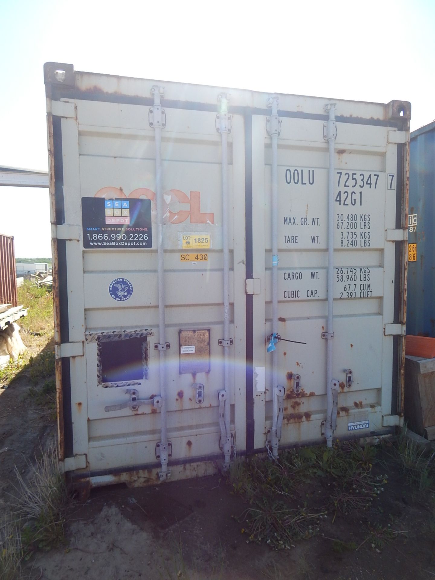 40' SEA CONTAINER, S/N: N/A (SC 430) (DELAYED DELIVERY) (CI)