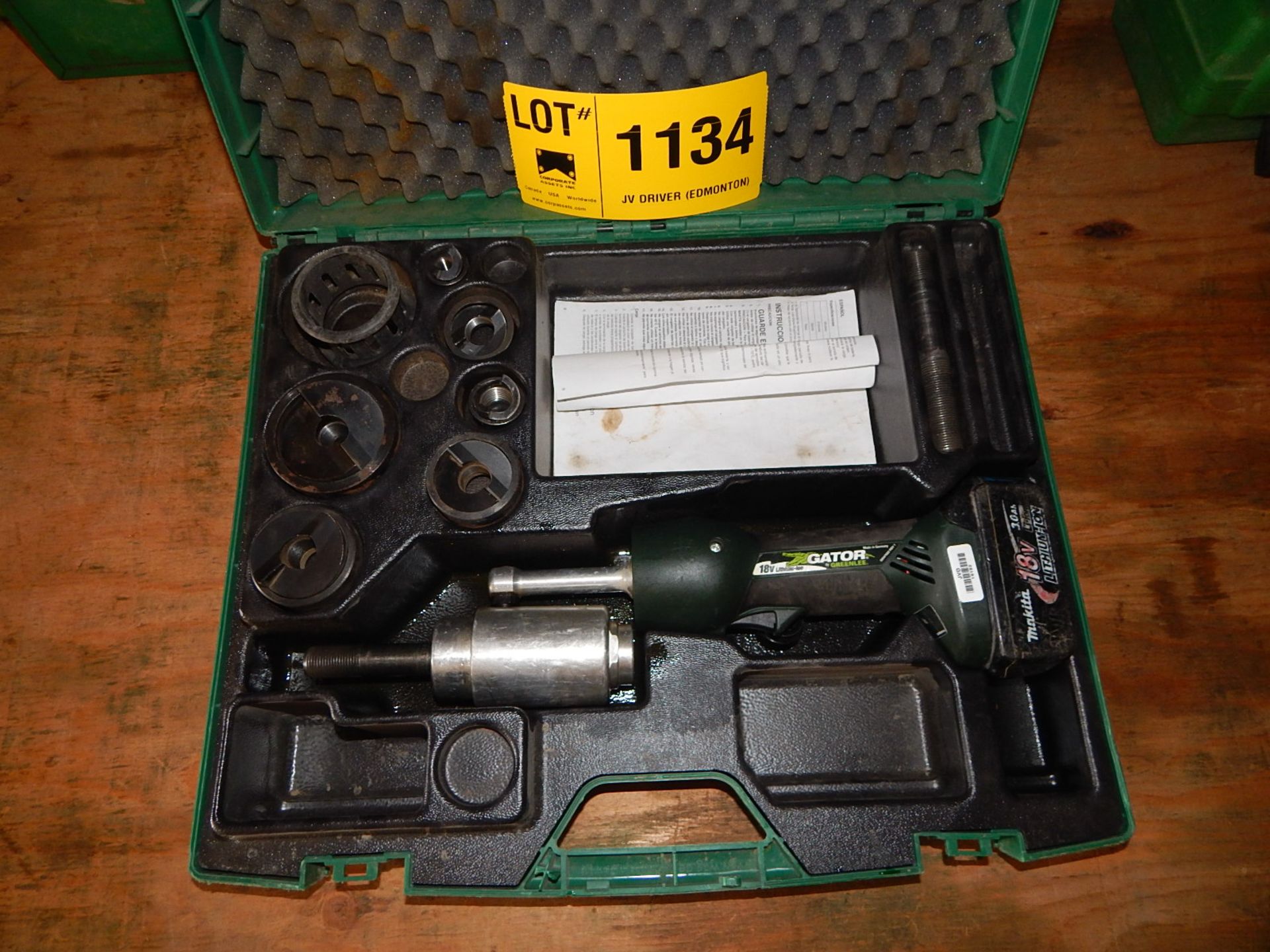 GREENLEE GATOR CORDLESS CRIMPING TOOL, S/N: N/A (SC 521) - Image 2 of 2