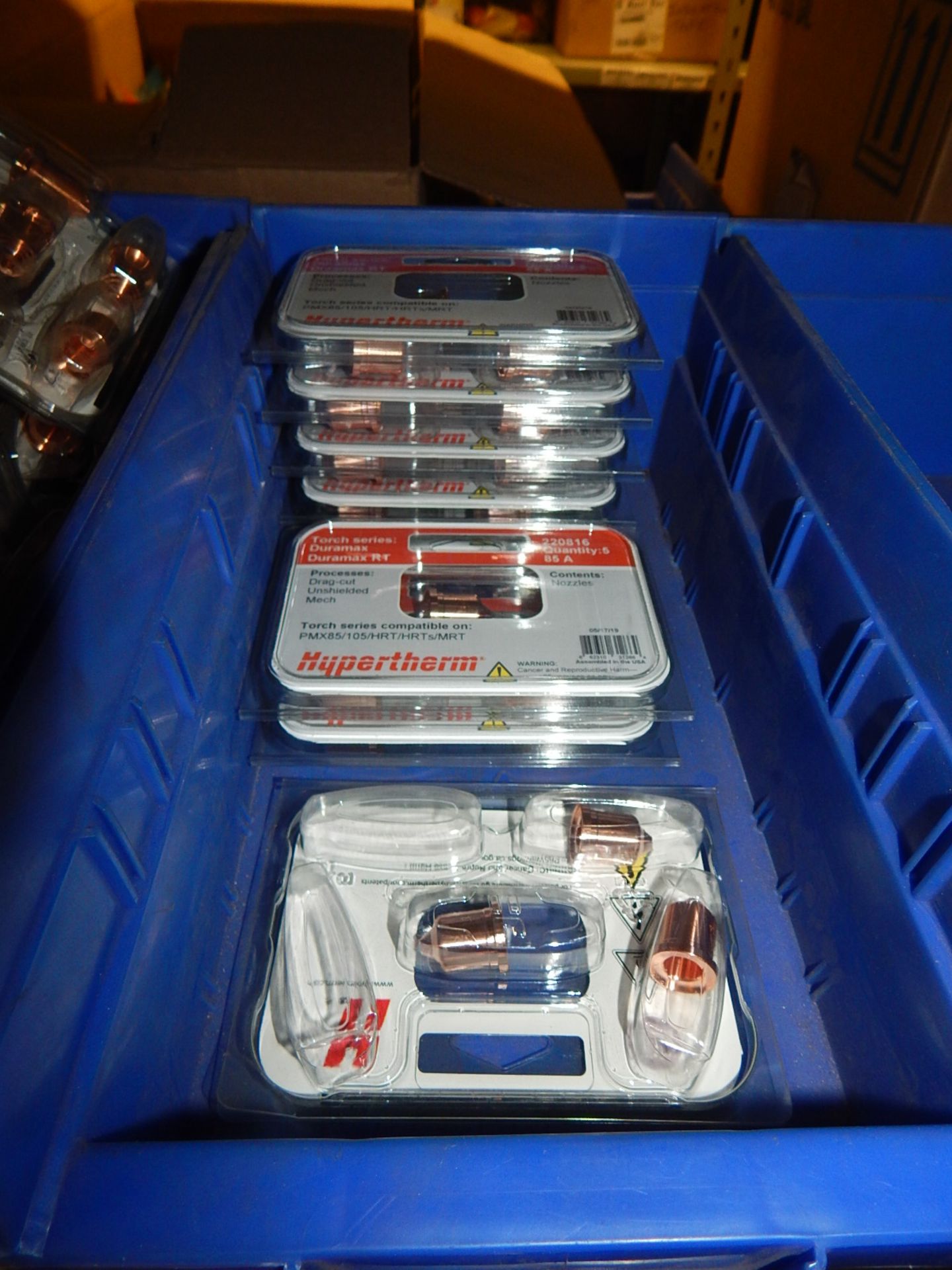 LOT/ CONTENTS OF SHELF CONSISTING OF PPE EQUIPMENT, WIRE BRUSHES, WELDING CONSUMABLES AND DRILLS - Image 8 of 14