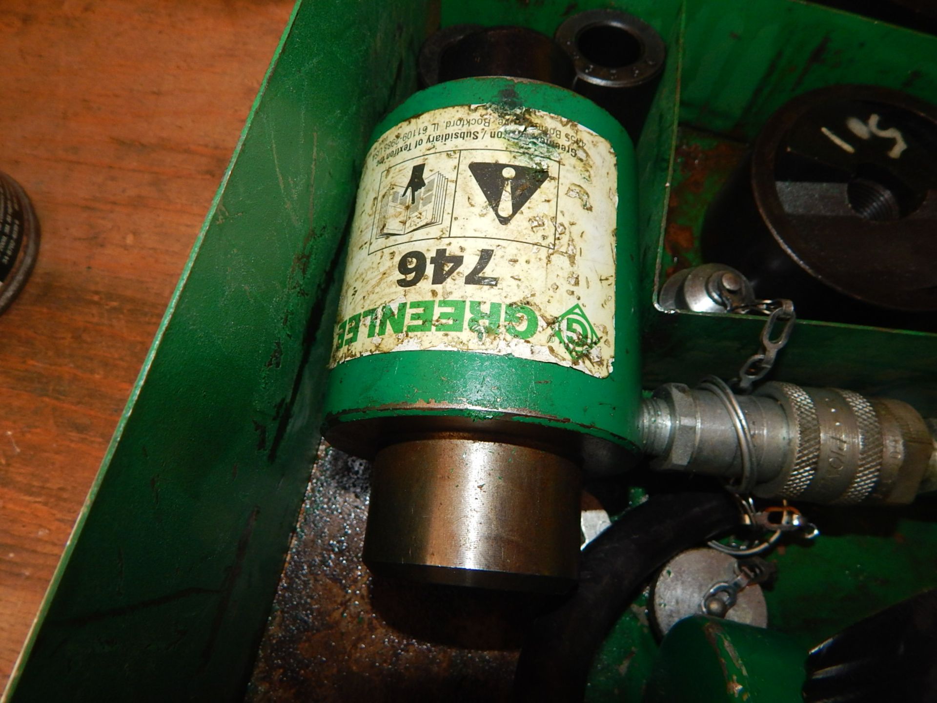 GREENLEE SLUGBUSTER KNOCKOUT PUNCH AND HYDRAULIC DRIVE SET FOR 1/2"-2" CONDUIT, S/N: N/A (SC 521) - Image 2 of 2