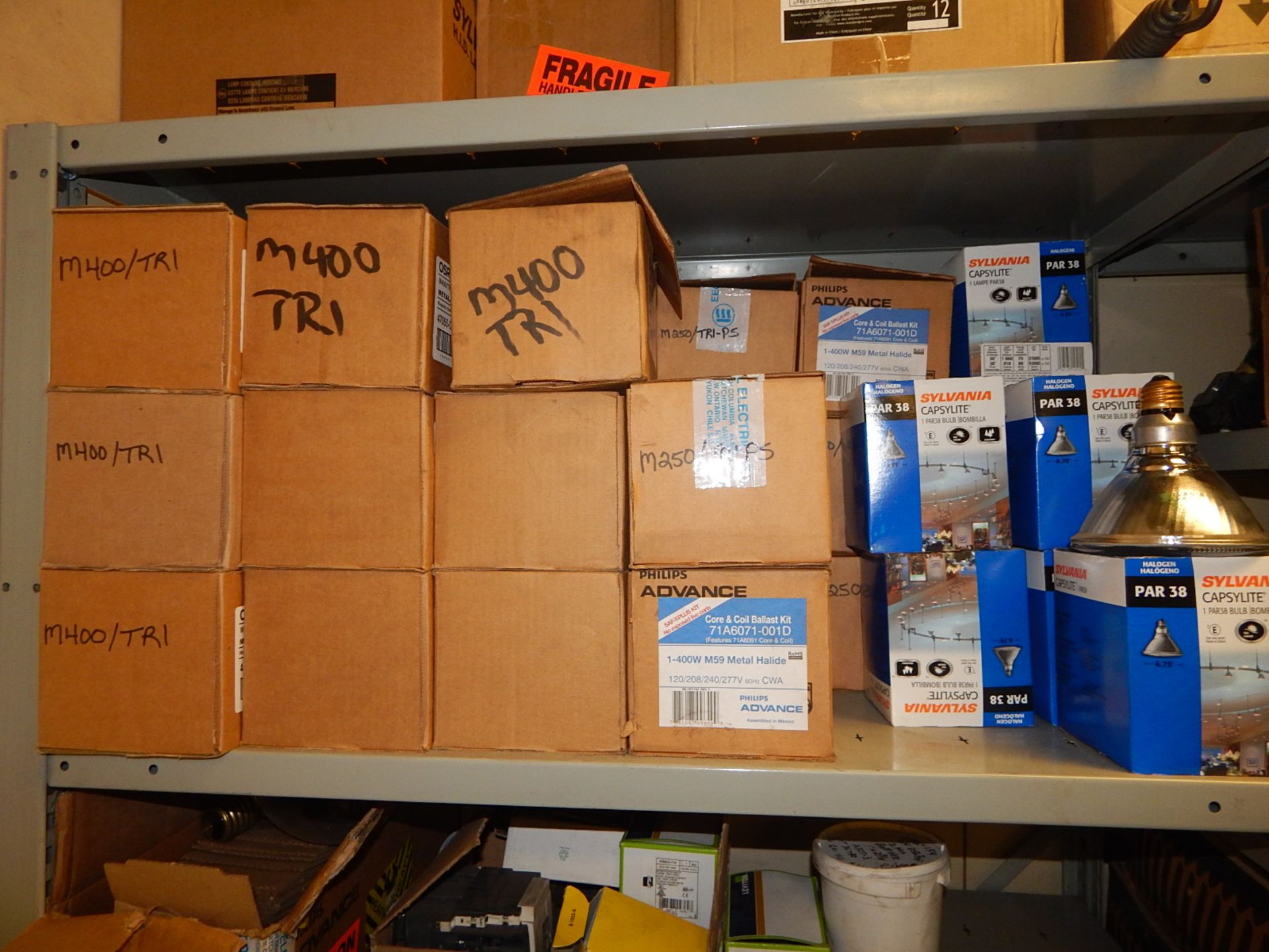 LOT/ CONTENTS OF SHELF CONSISTING OF WIRE, HARDWARE, AND MAINTENANCE SUPPLIES - Image 2 of 10