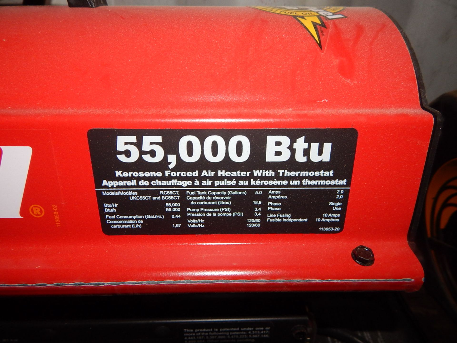 LOT/ KEROSENE AND PROPANE HEATERS UP TO 55,000BTU (SC 352) - Image 2 of 5