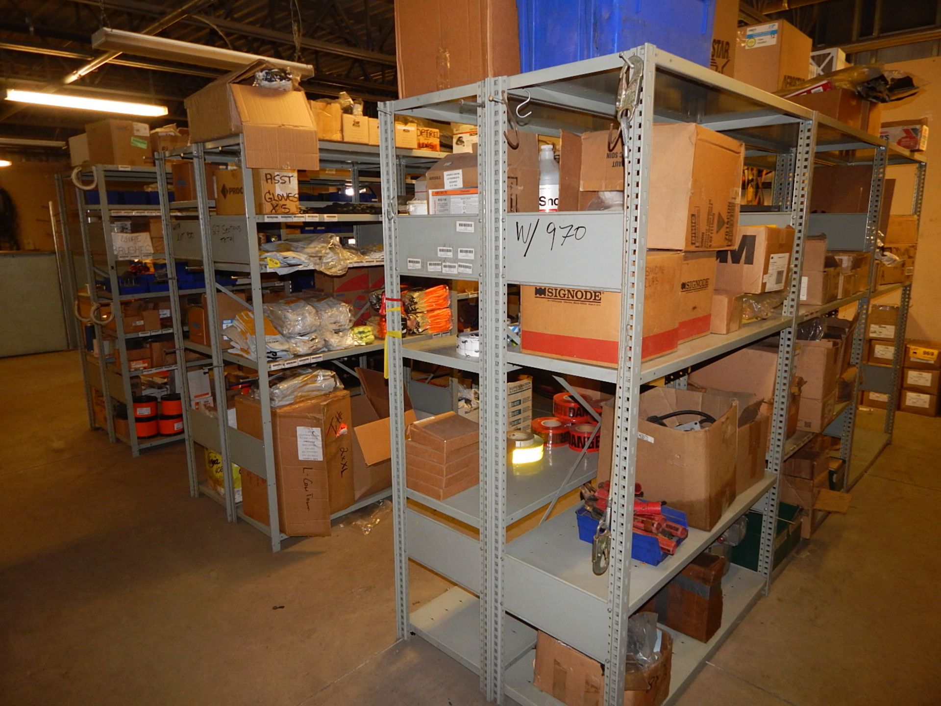 LOT/ (27) SECTIONS OF ADJUSTABLE SHELVING - Image 2 of 2