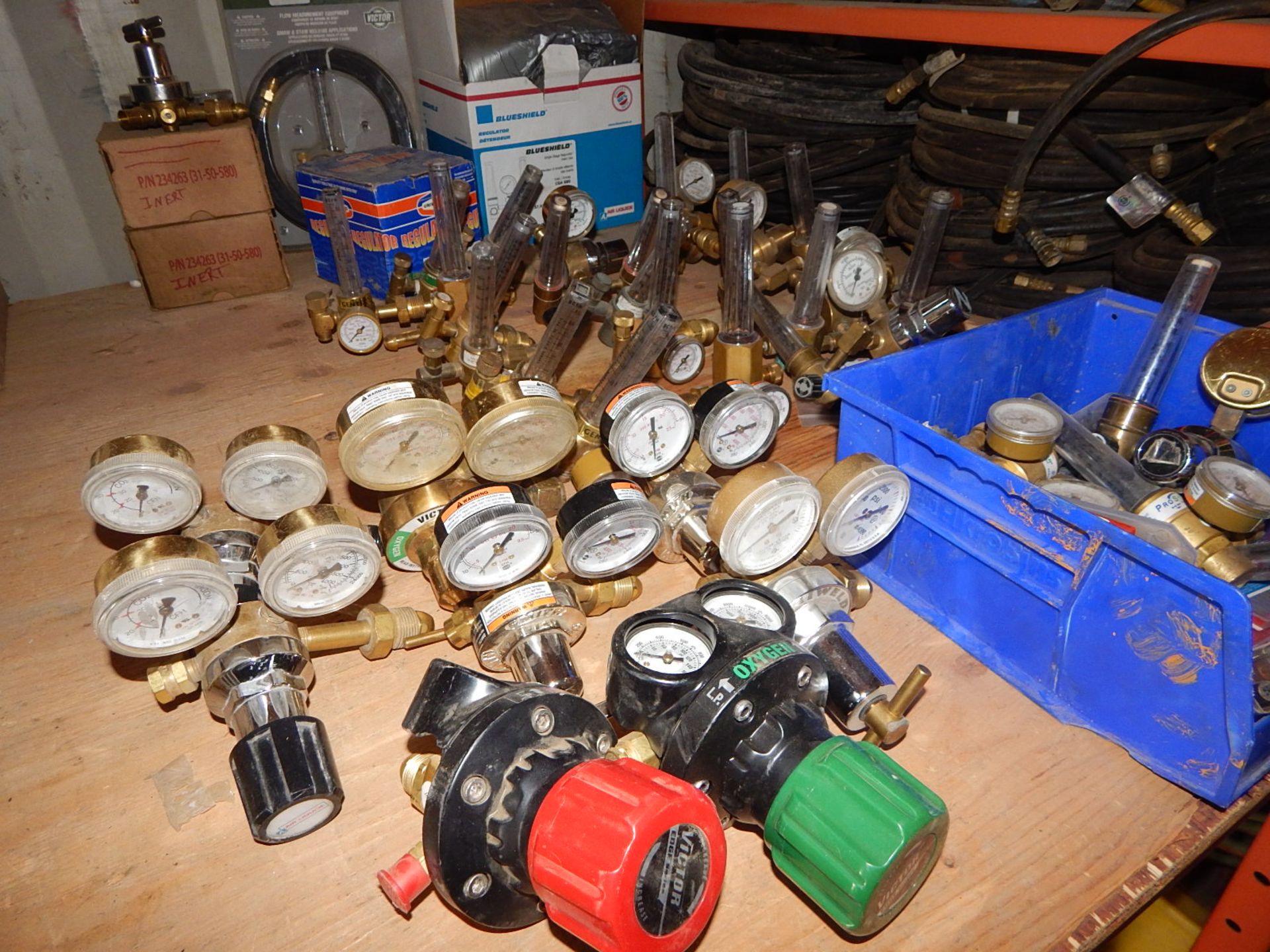 LOT/ CONTENTS OF SHELF CONSISTING OF WELDING WHIPS, GAUGES AND SUPPLIES (SC 520) - Image 4 of 4