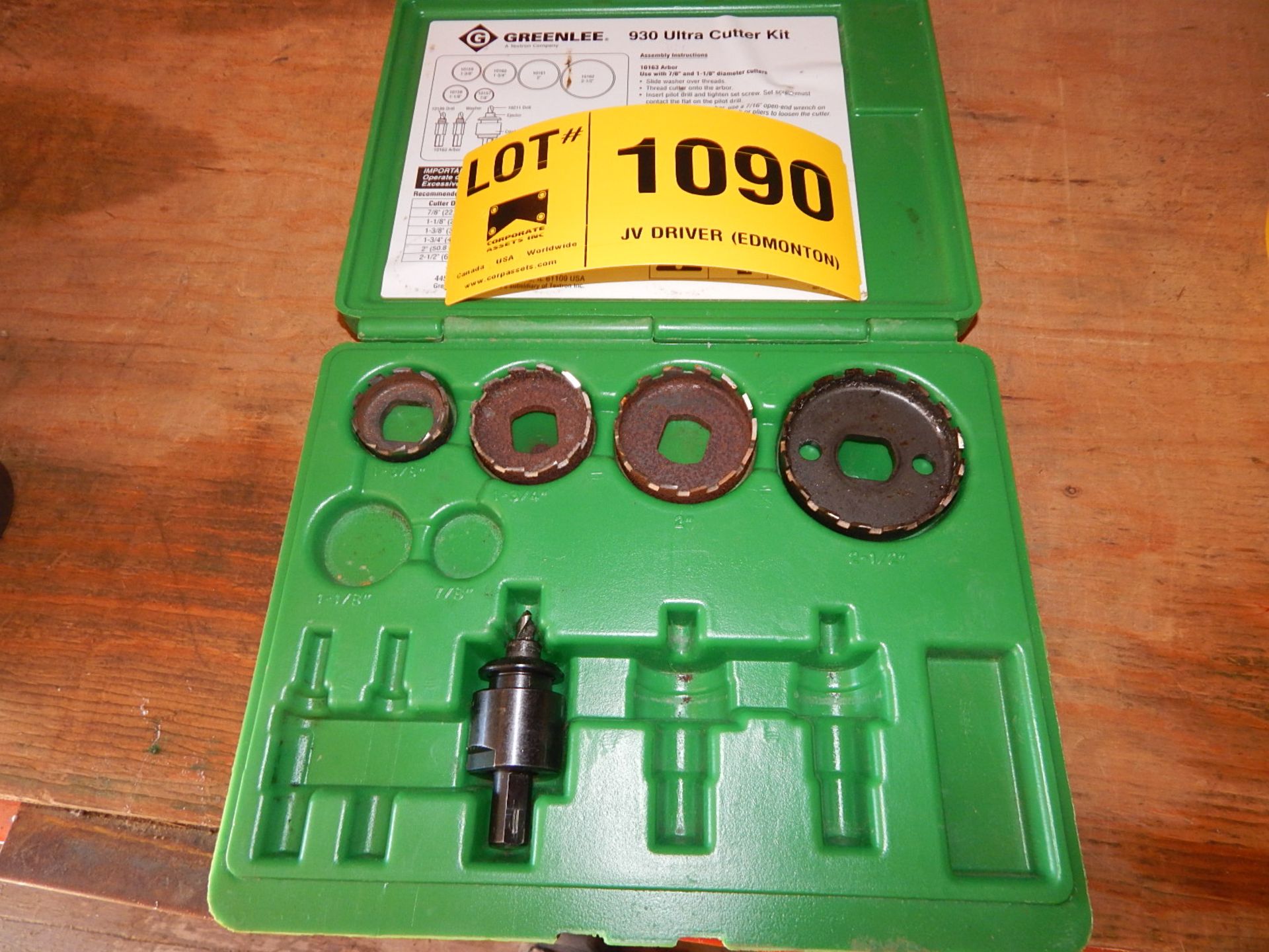 GREENLEE 930 ULTRA CUTTER KIT, S/N: N/A (SC 521)