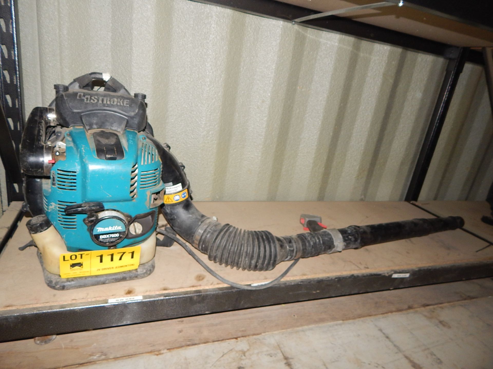 MAKITA BBX7600 BACKPACK-TYPE LEAF BLOWER, S/N: N/A (SC 396)