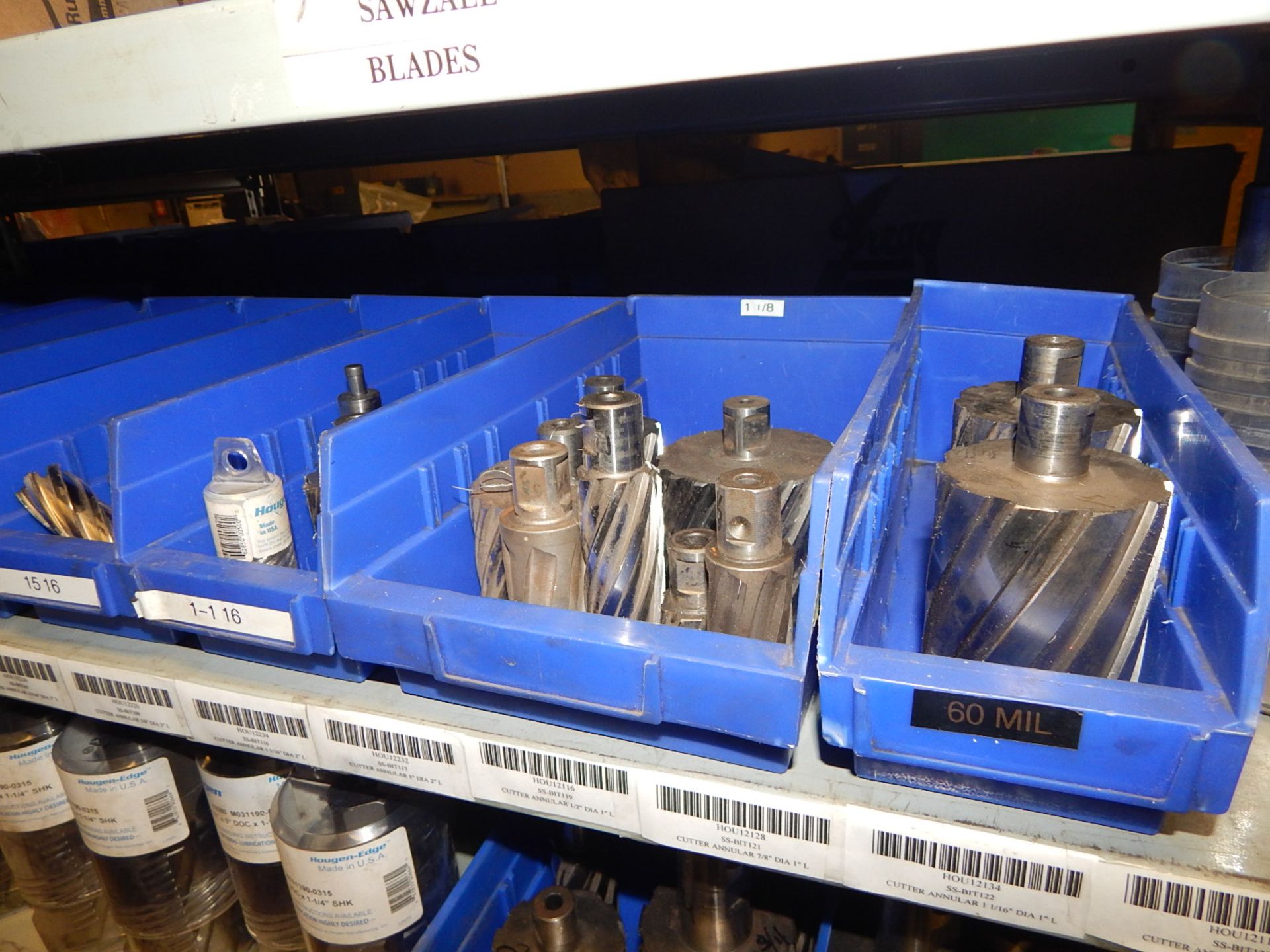 LOT/ CONTENTS OF SHELF CONSISTING OF PPE EQUIPMENT, WIRE BRUSHES, WELDING CONSUMABLES AND DRILLS - Image 11 of 14