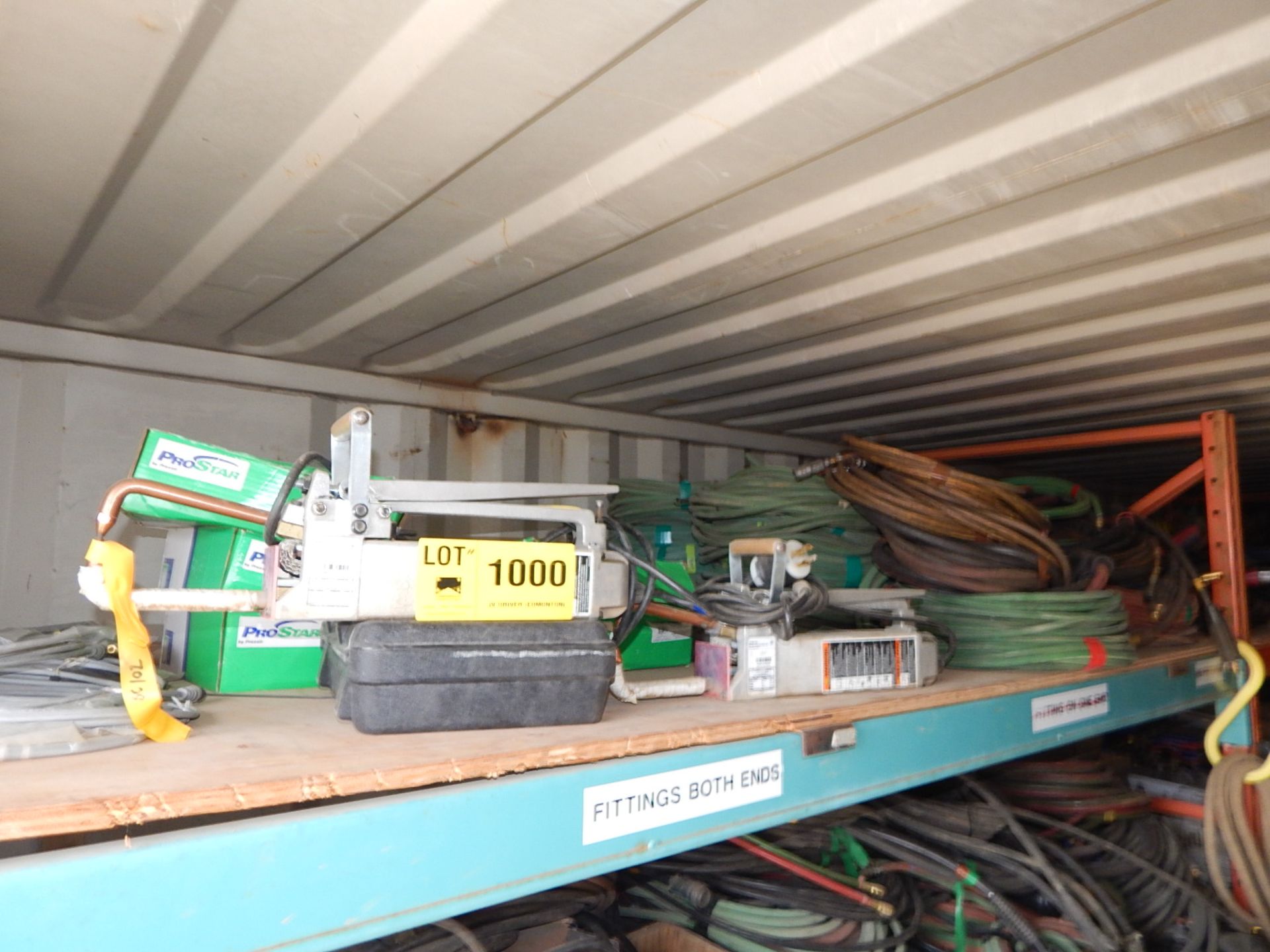 LOT/ CONTENTS OF SHELF CONSISTING OF SPOT WELDERS AND WELDING HOSES (SC 520) - Image 2 of 3