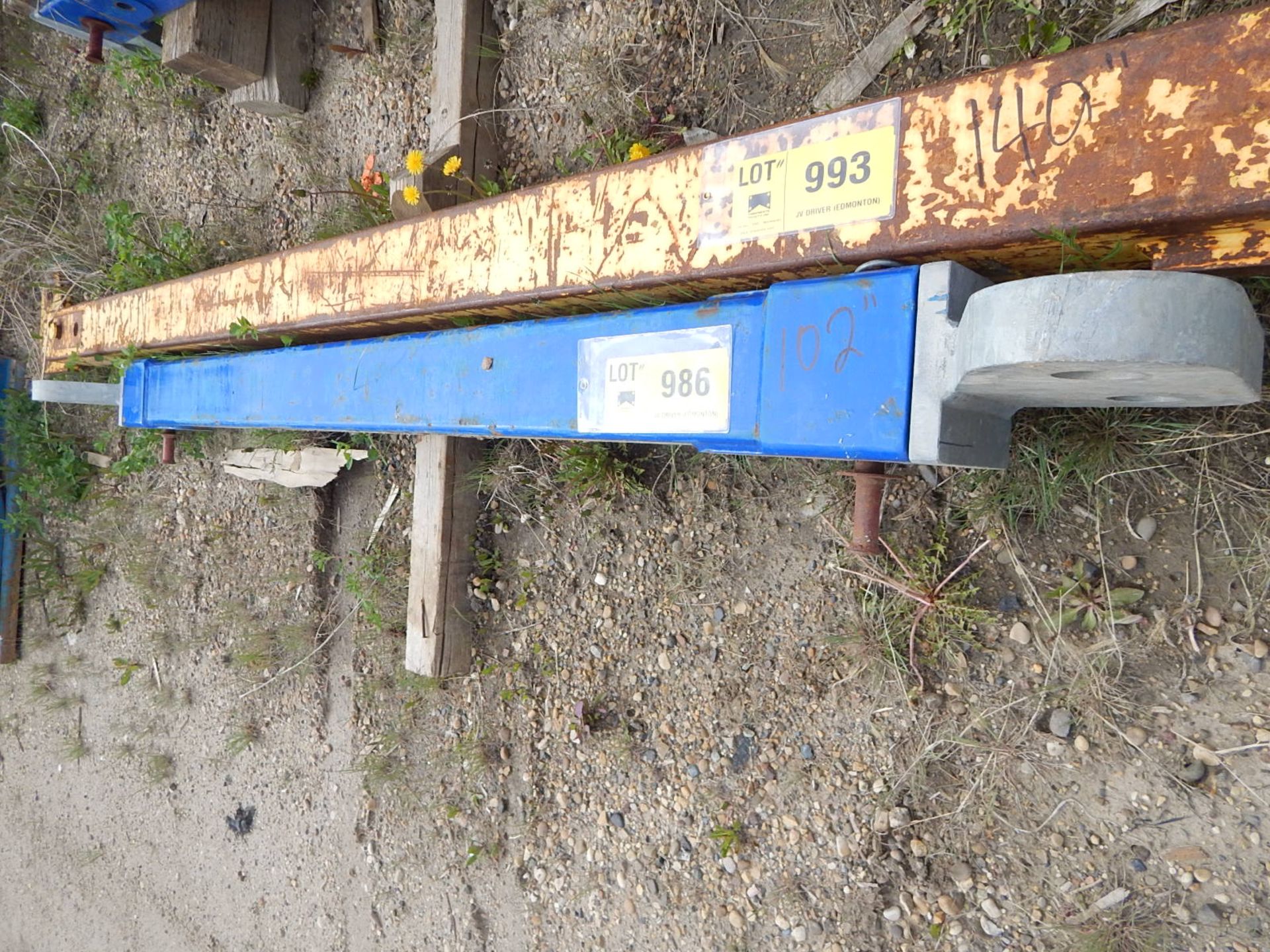 DRIVER IRON 45TON 102" SPREADER BEAM, S/N: N/A