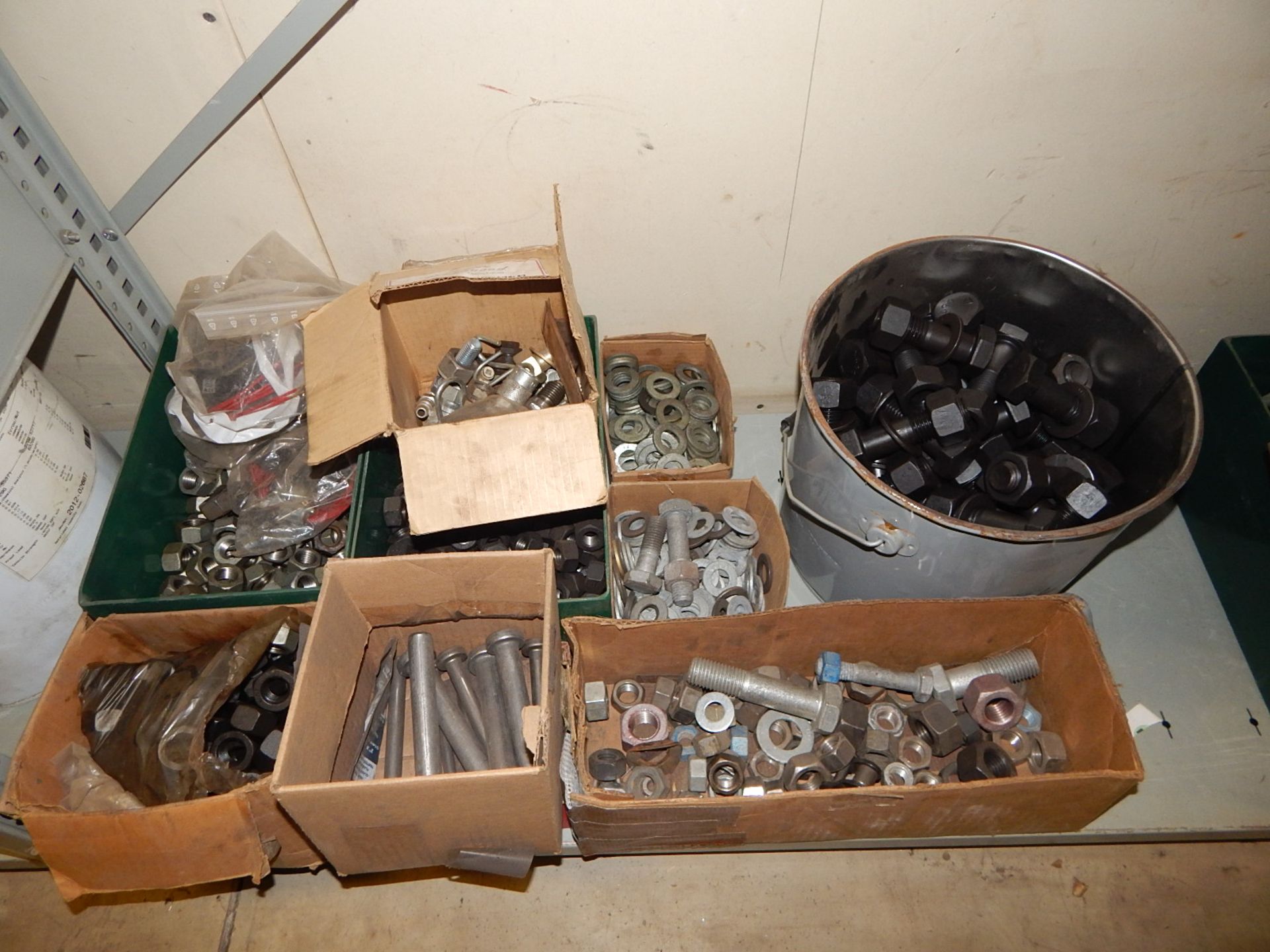 LOT/ CONTENTS OF SHELF CONSISTING OF WIRE, HARDWARE, AND MAINTENANCE SUPPLIES - Image 3 of 10