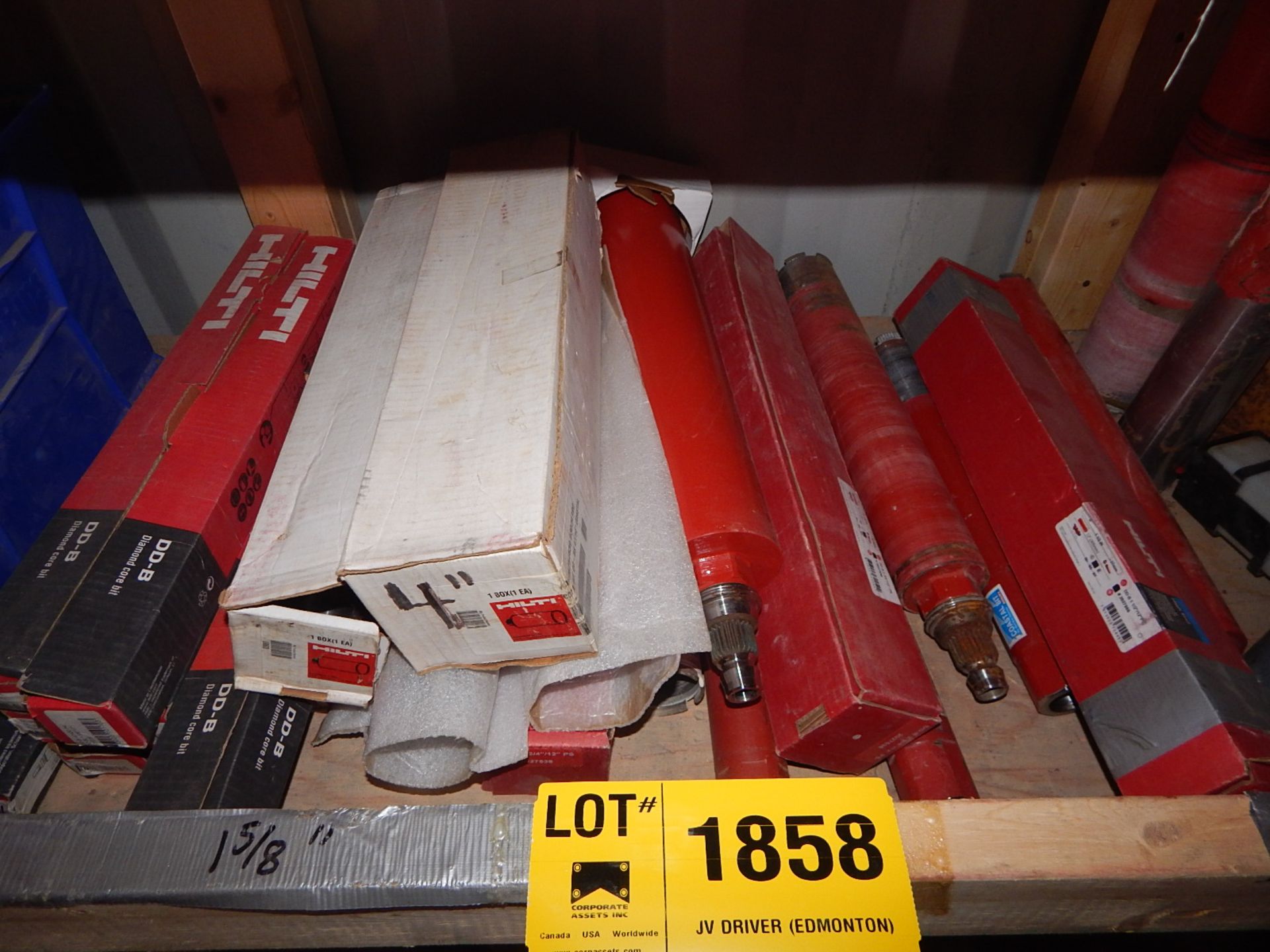 LOT/ HILTI DIAMOND CORE DRILL BITS (SC 235)