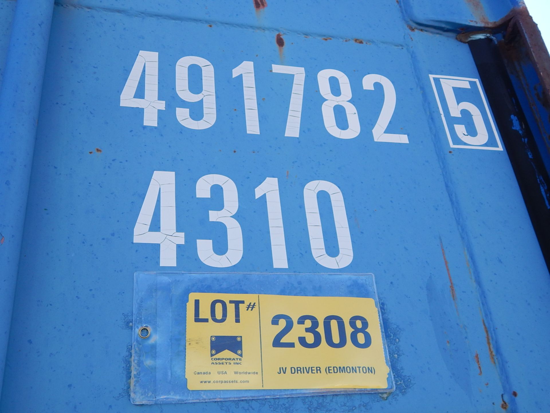 40' SEA CONTAINER, S/N: N/A (491782 5) (DELAYED DELIVERY) (CI) - Image 3 of 5